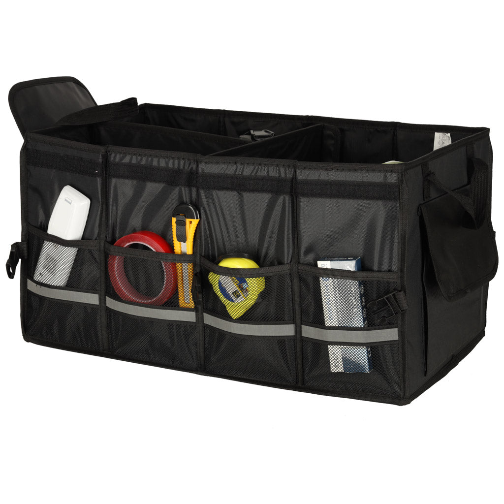 Trunk Organizer Bag For Car With Reflectors 60x35x30