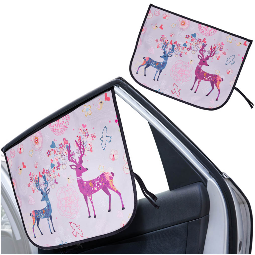 Copertura magnetica per finestrino auto con tenda cervo
