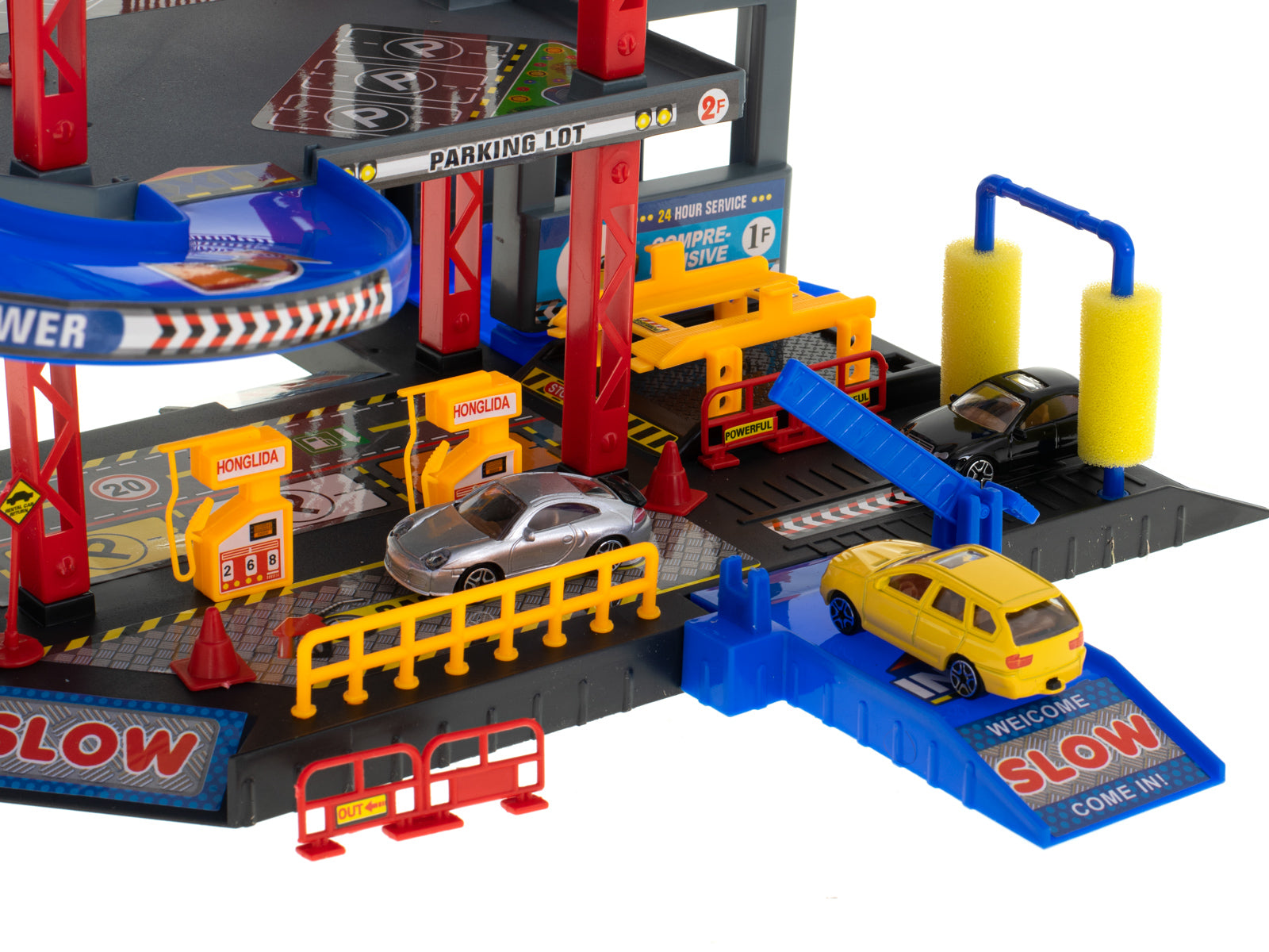 Parking Garage Double-decker Gas Station Car Wash