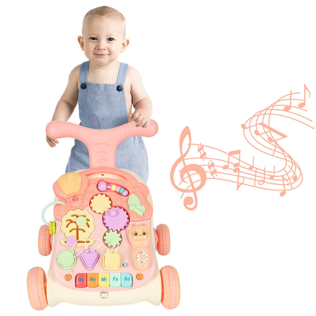 Pusher Walker Interactive Educational Table 3-in-1