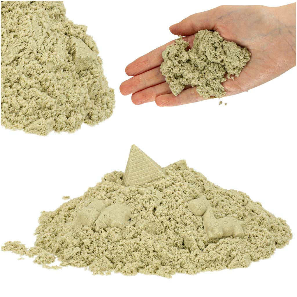 Kinetic Sand 1kg In Pouch Natural Beige