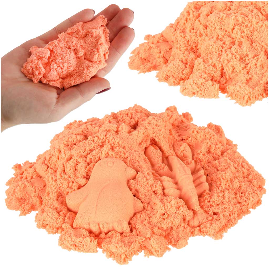 Kinetic Sand 1kg In A Bag Orange