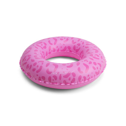 Swim Essentials úszógyűrű - rózsaszín - leopárd - Ø 55 cm