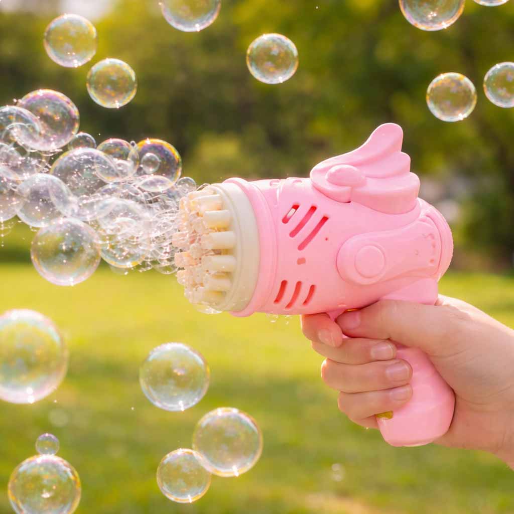 Soap Bubble Gun Soap Bubbles With Wings Pink