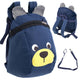Kindergarten Backpack Children's Backpack Teddy Bear Navy Blue