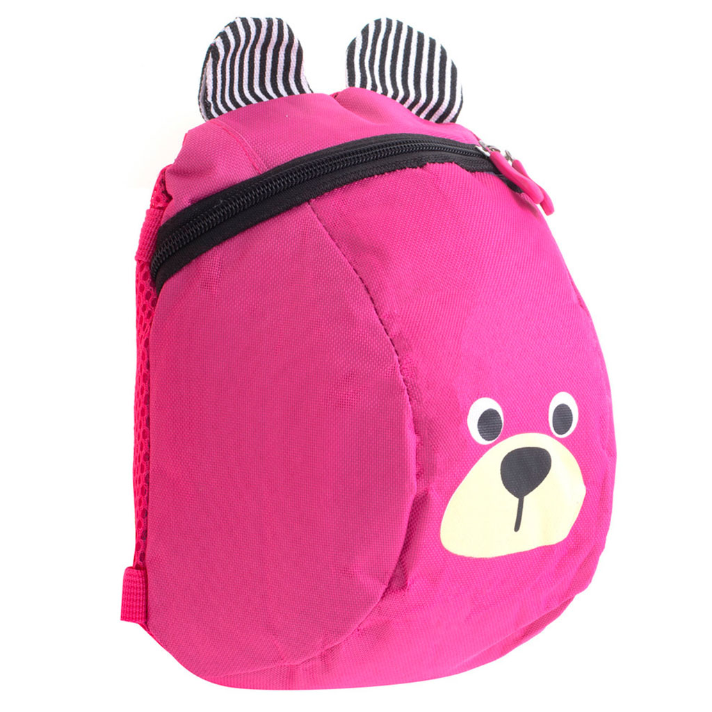 Sac à dos maternelle sac à dos enfant ours en peluche rose