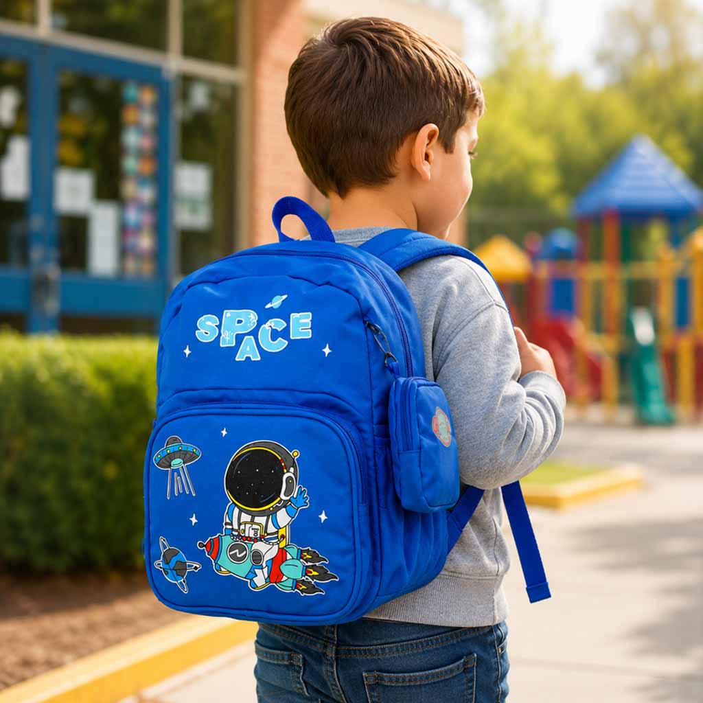 Kindergarten School Backpack Children's Astronaut 30x14x23cm
