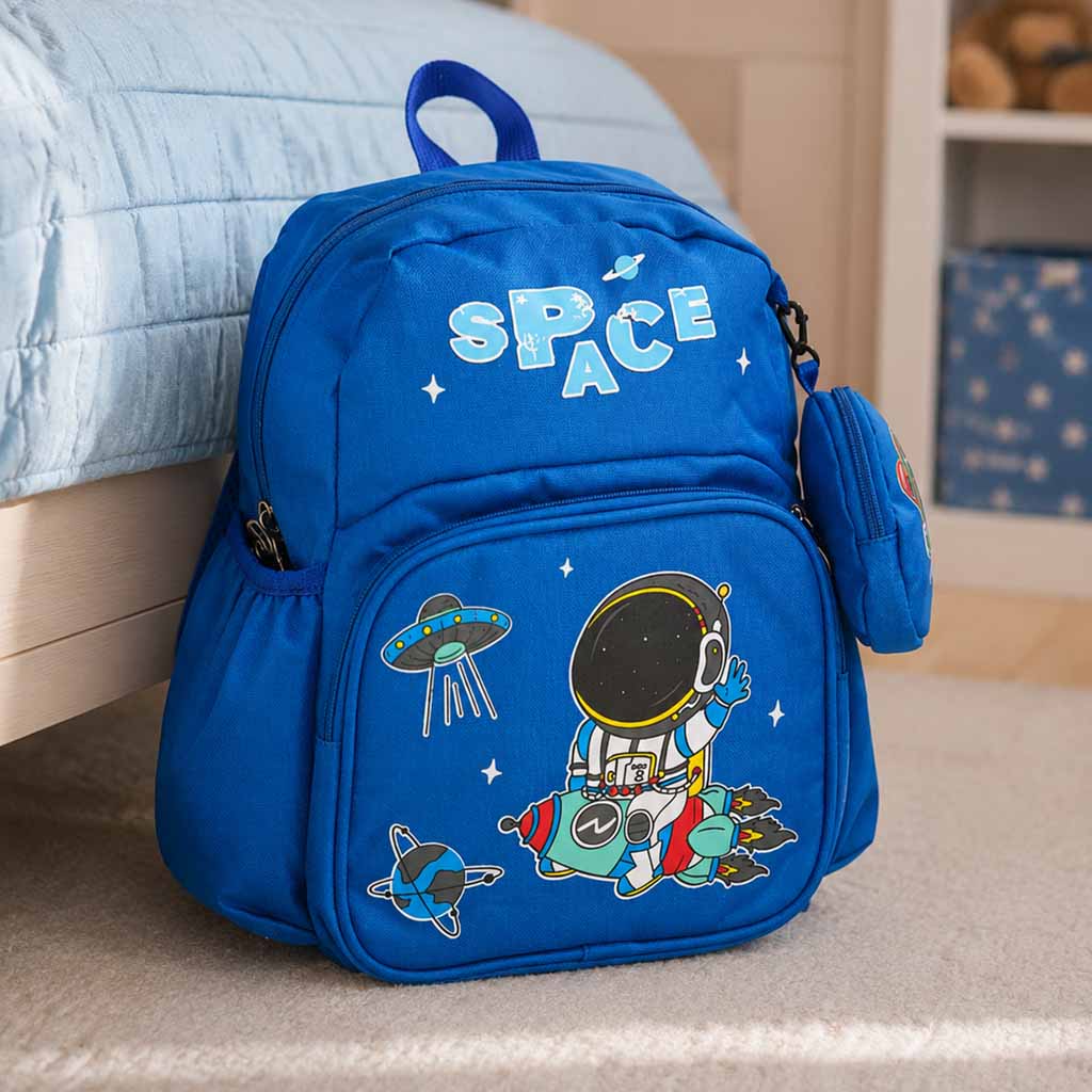 Kindergarten School Backpack Children's Astronaut 30x14x23cm