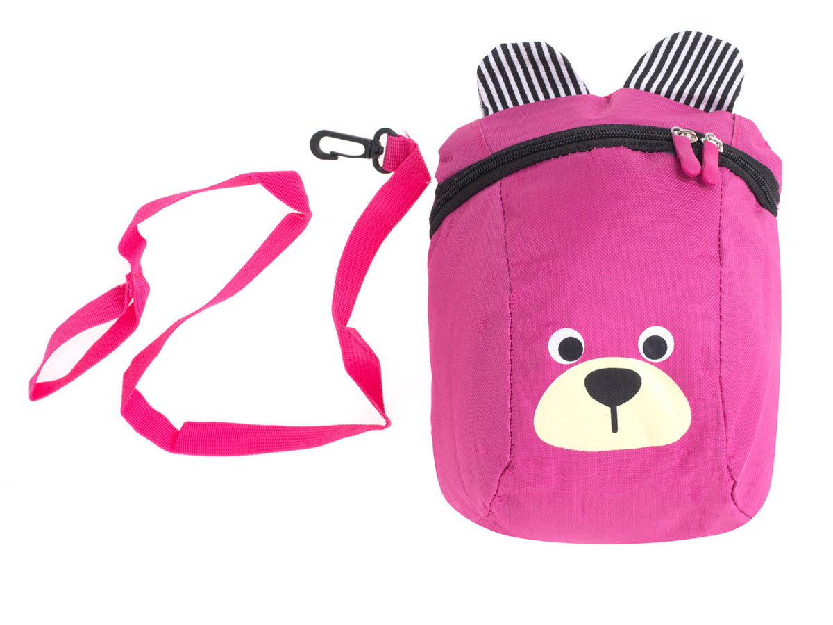 Sac à dos maternelle sac à dos enfant ours en peluche rose