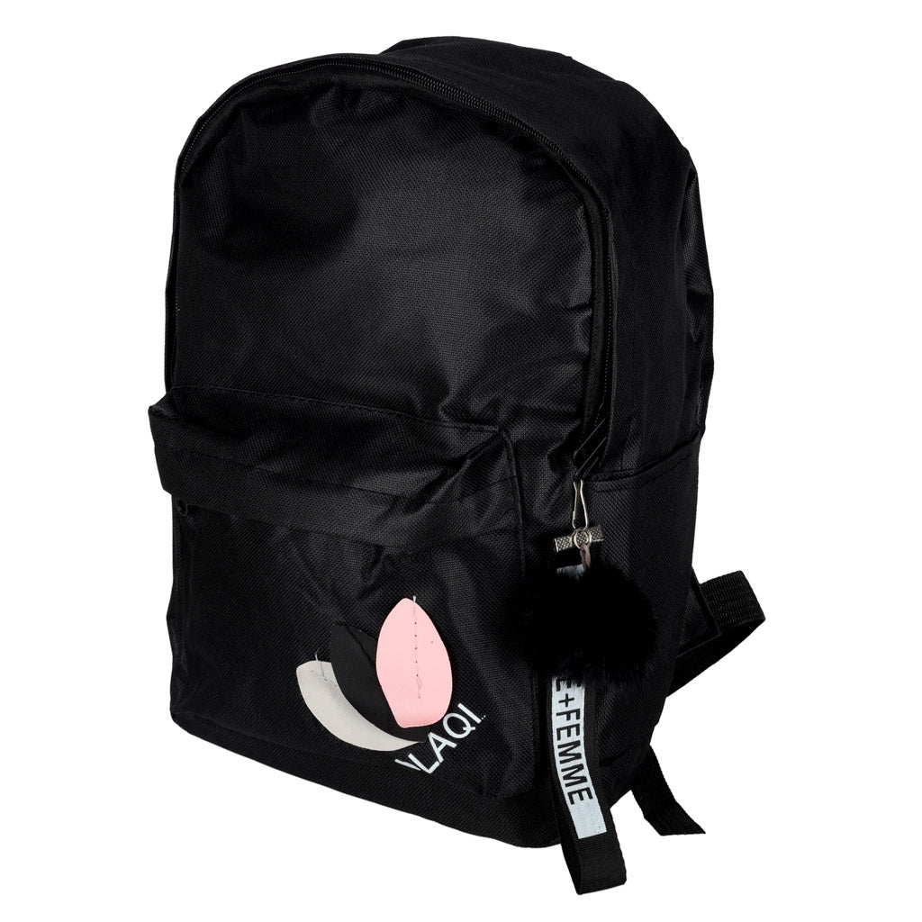 Youth Single Compartment School Backpack Black