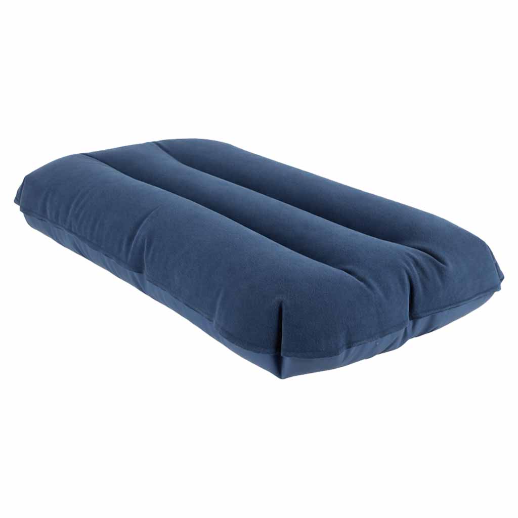 Bestway 67121 Travel Inflatable Velour Cushion Navy Blue