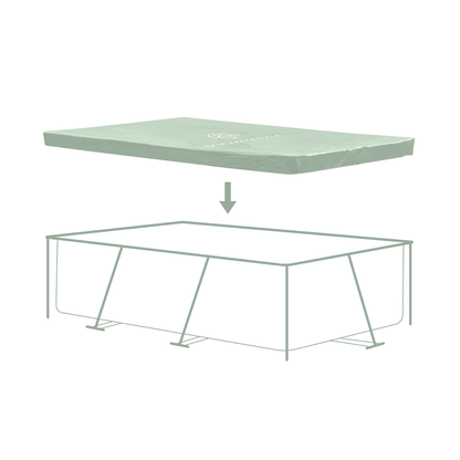 Swim Essentials Pool Cover - Green - Essence - 300 X 200 Cm