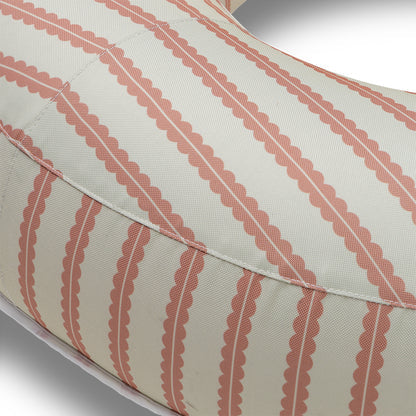 Swim Essentials Premium Zwemring - Rood/beige - Saint Tropez - Ø 120 Cm