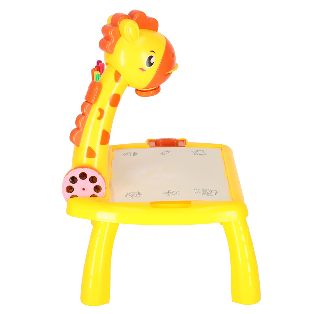Projector Projector Drawing Table Giraffe Yellow