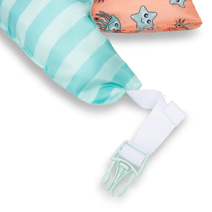 Swim Essentials Puddle Jumper - Grön/rosa - Djurband - 2/6 år