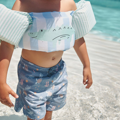 Swim Essentials Puddle Jumper - Green Crocodile - Animal Bands - 2/6 Years