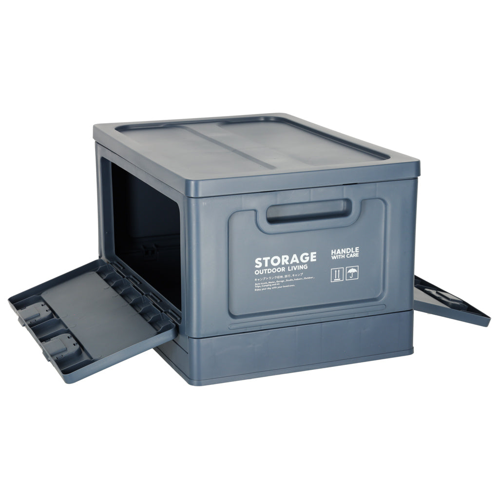 Camping Box Trunk Organizer Navy Blue