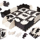 Foam Puzzle Mat / Playpen For Children 25el. Black And White