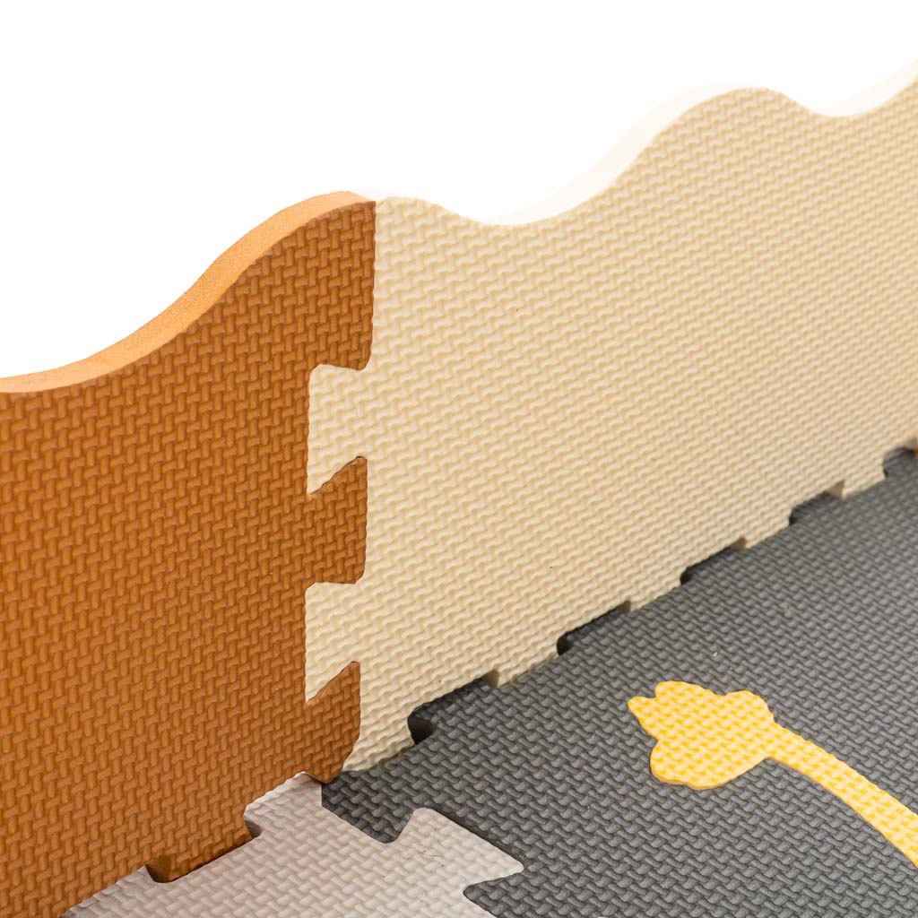 Foam Puzzle Mat / Playpen 36-piece Dinosaurs 143cm X 143cm X1cm