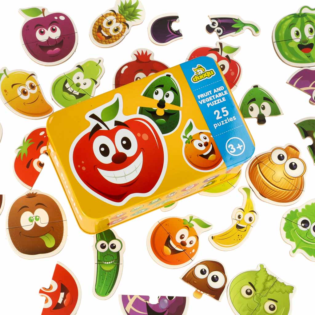 Canned Fruit/vegetable Puzzle 25 Puzzles