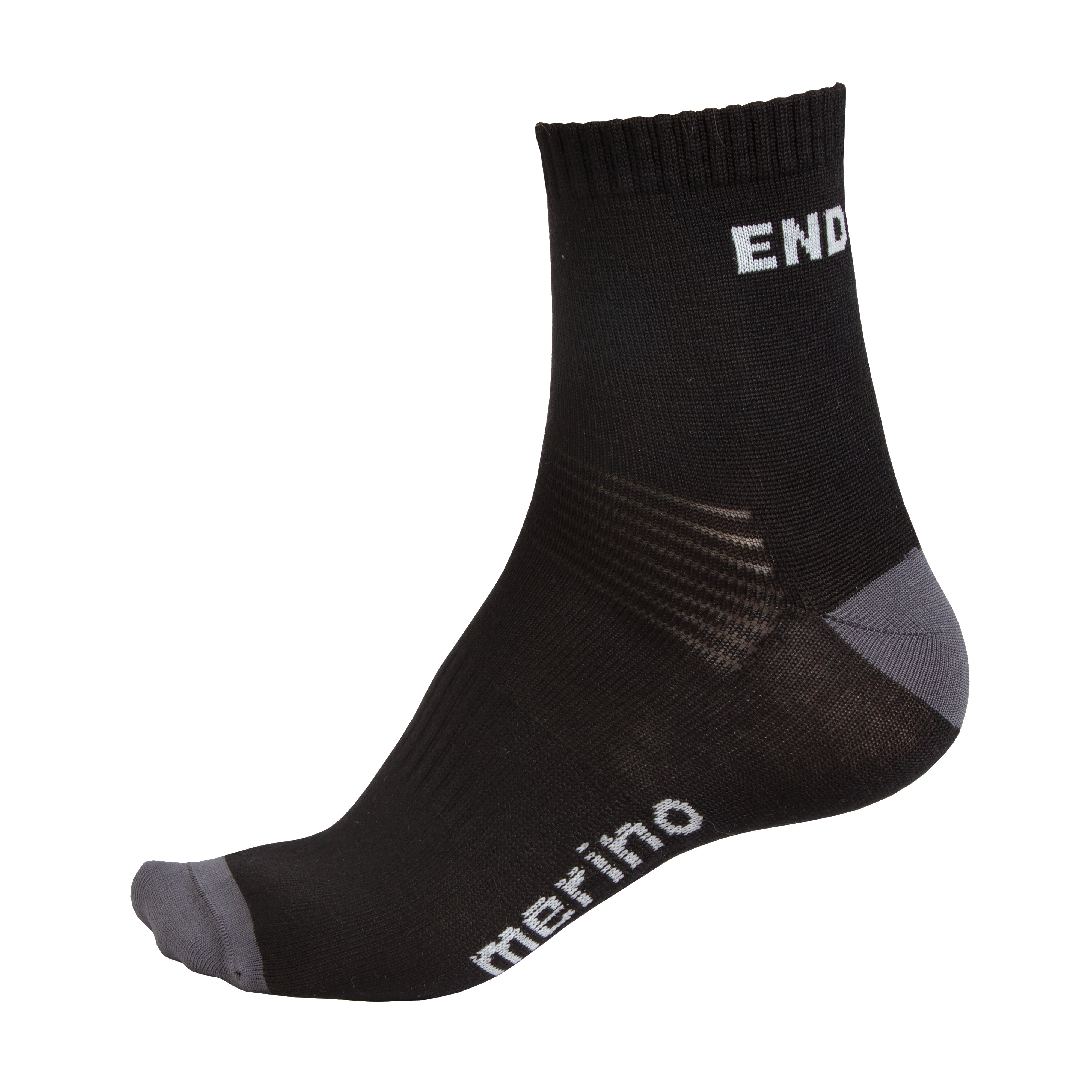 Endura Baabaa Merino Sock (twin Pack) Black
