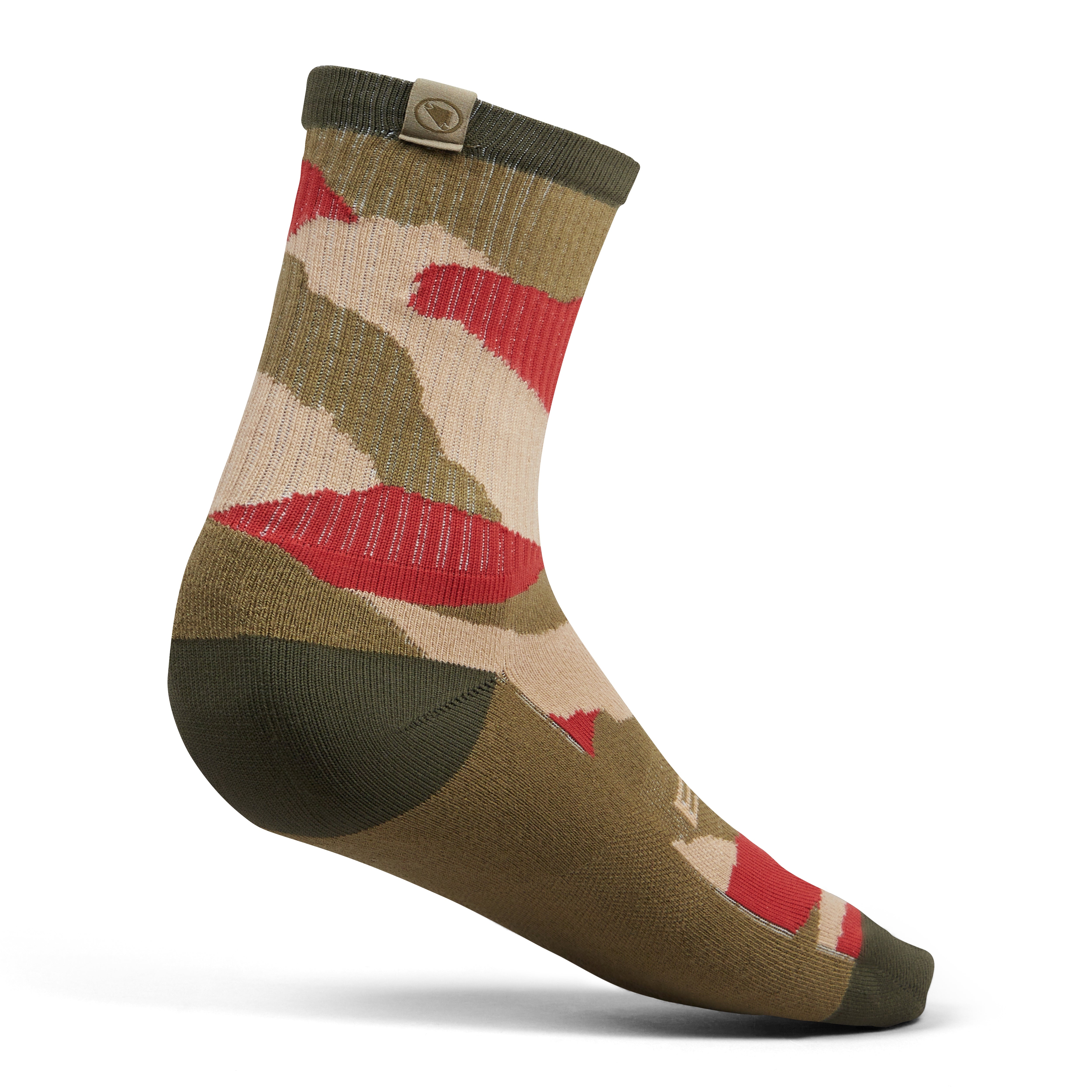 Endura Peak Sock Tweed Green