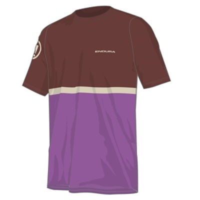 Endura Singletrack Core Print S/s Tee RED