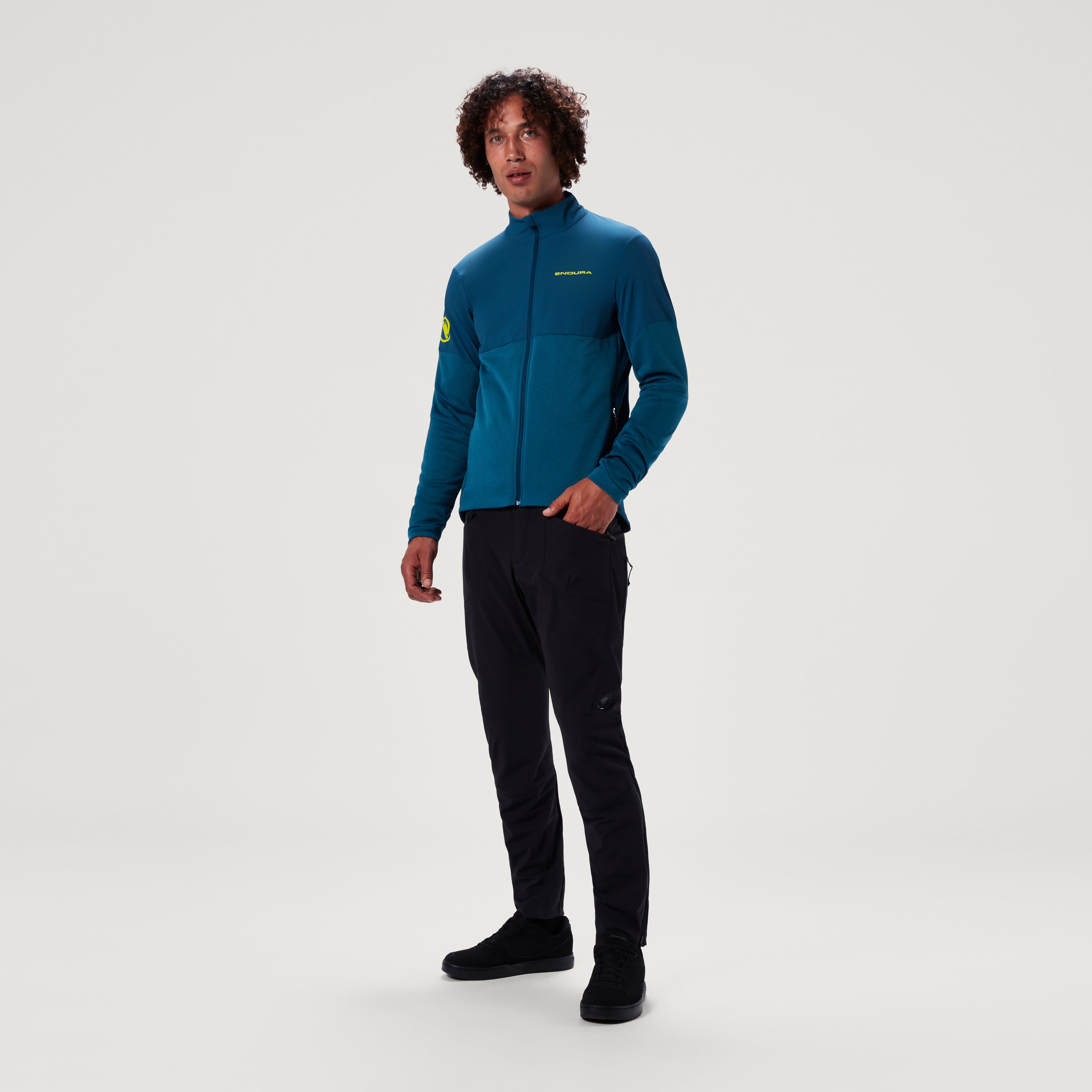 Endura Singletrack Thermal Jacket Barra Blue