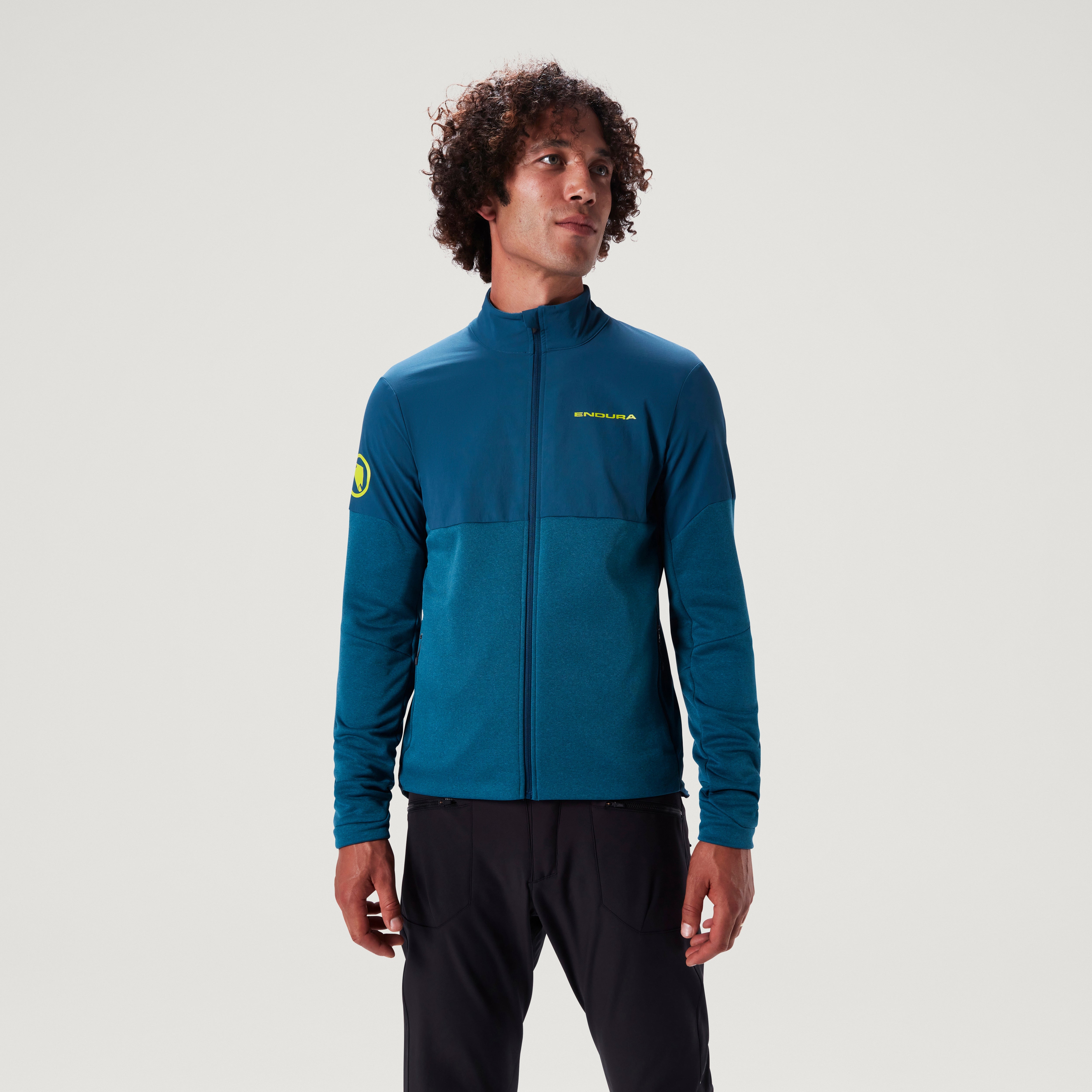 Endura Singletrack Thermal Jacket Barra Blue