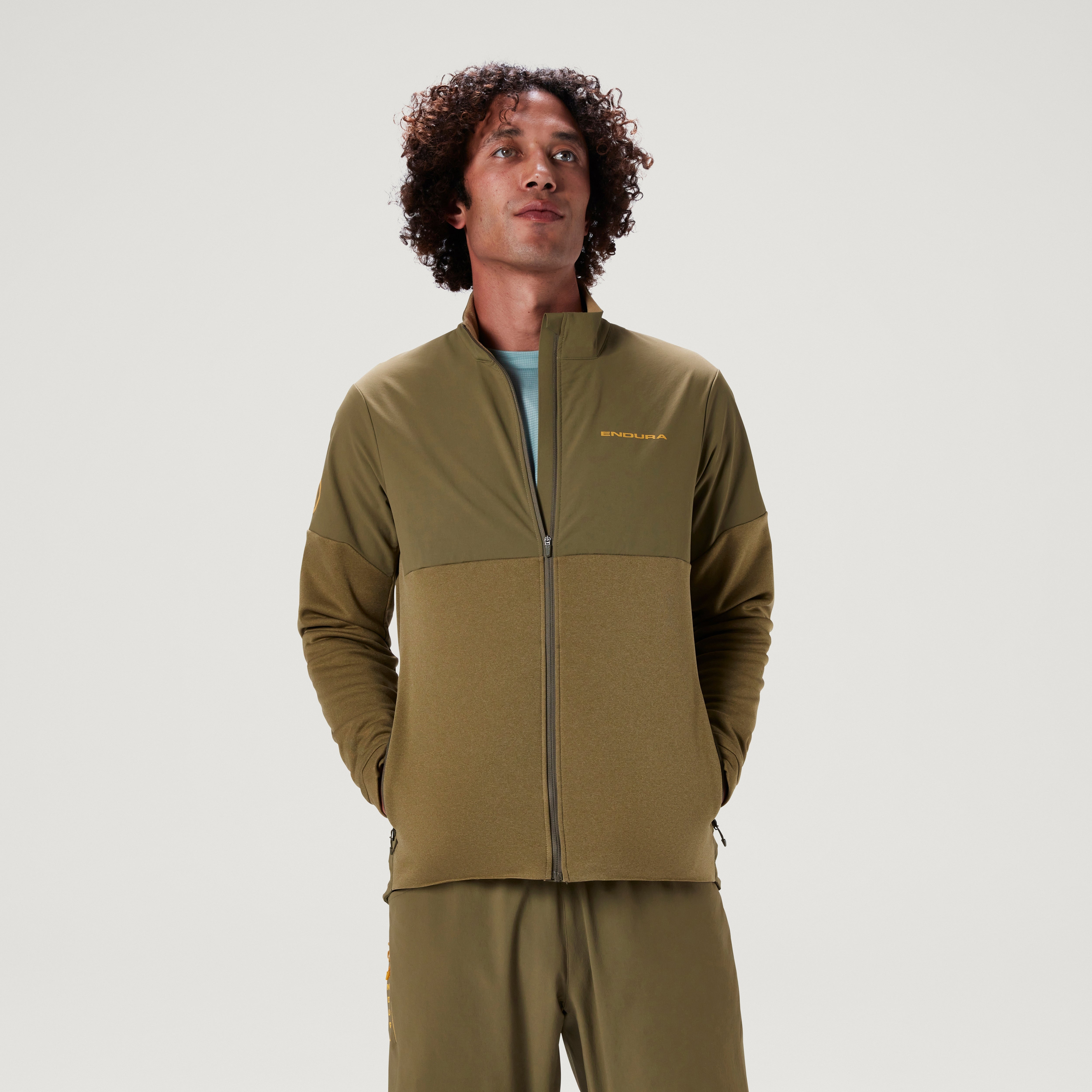 Endura Singletrack Thermal Jacket Tweed Green