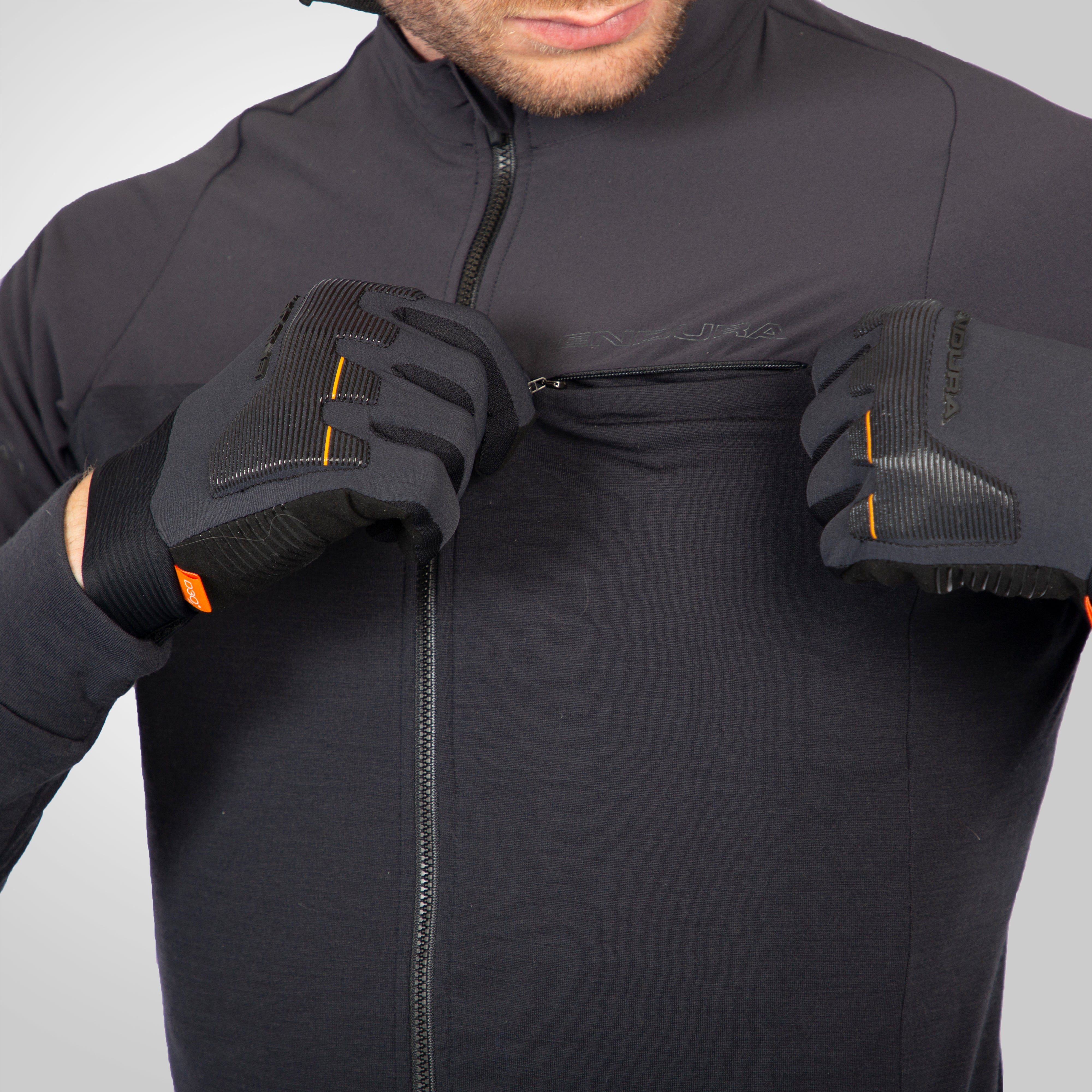 Endura Gv500 L/s Jersey Black