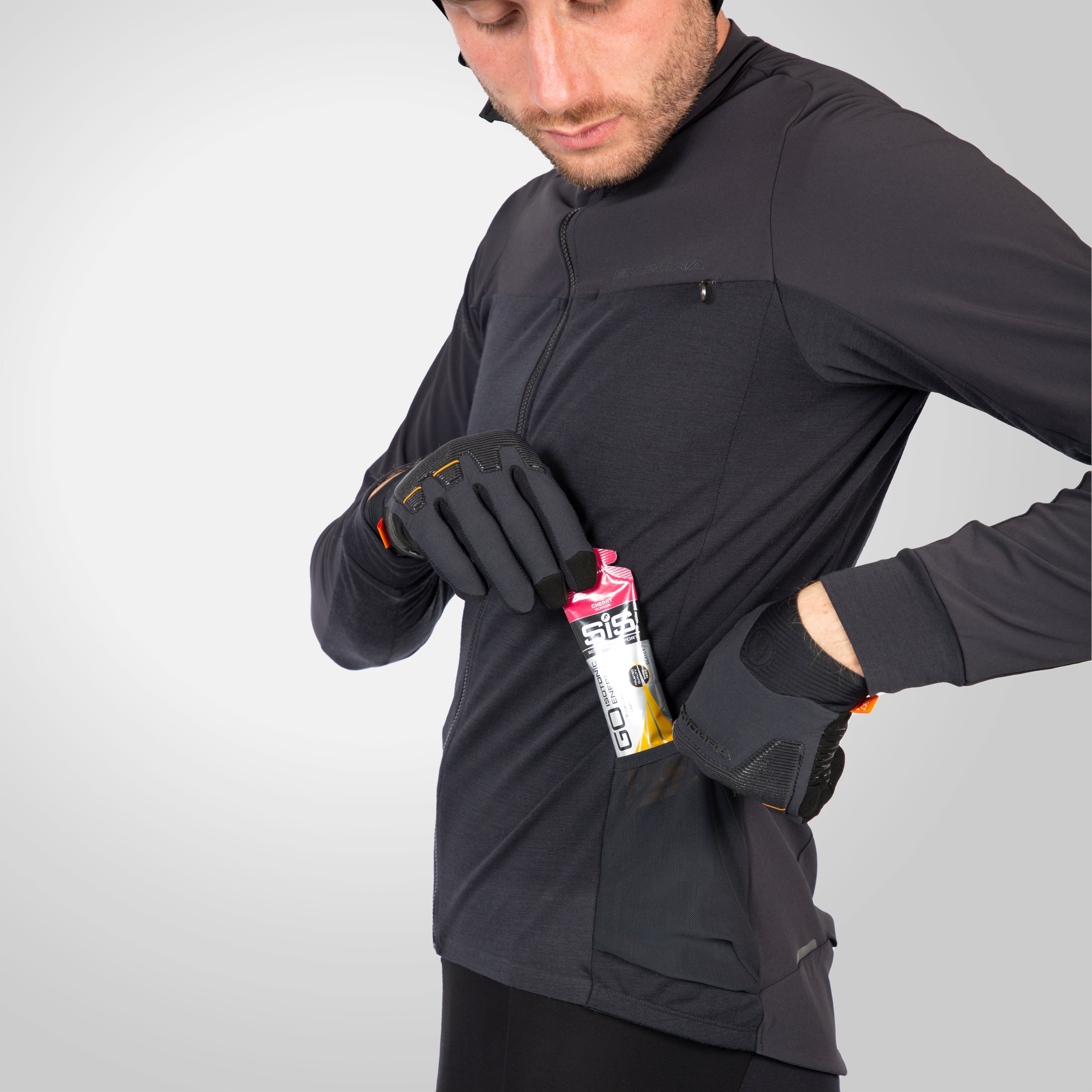 Endura Gv500 L/s Jersey Black
