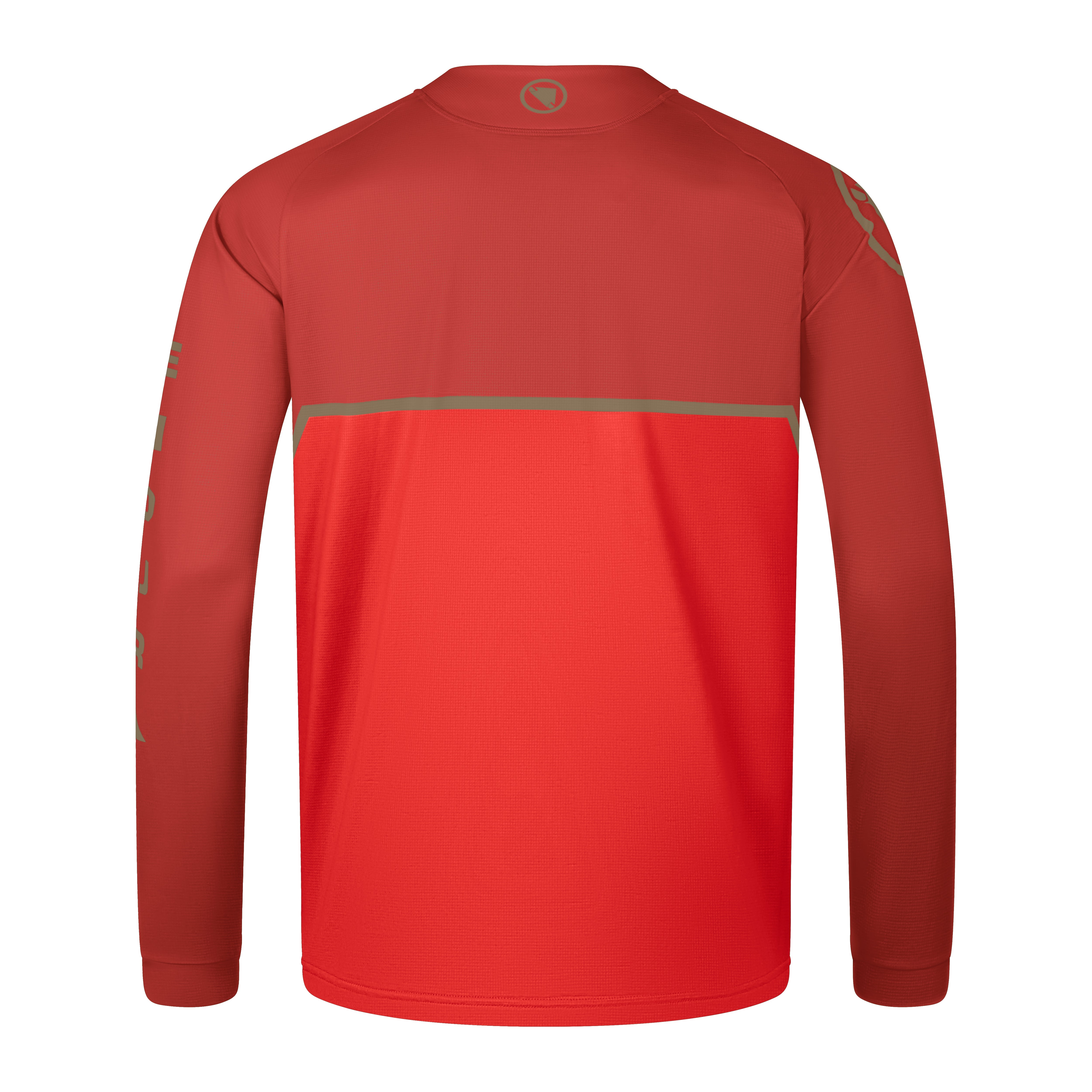 Endura Core Printed L/s Tee Flame Red