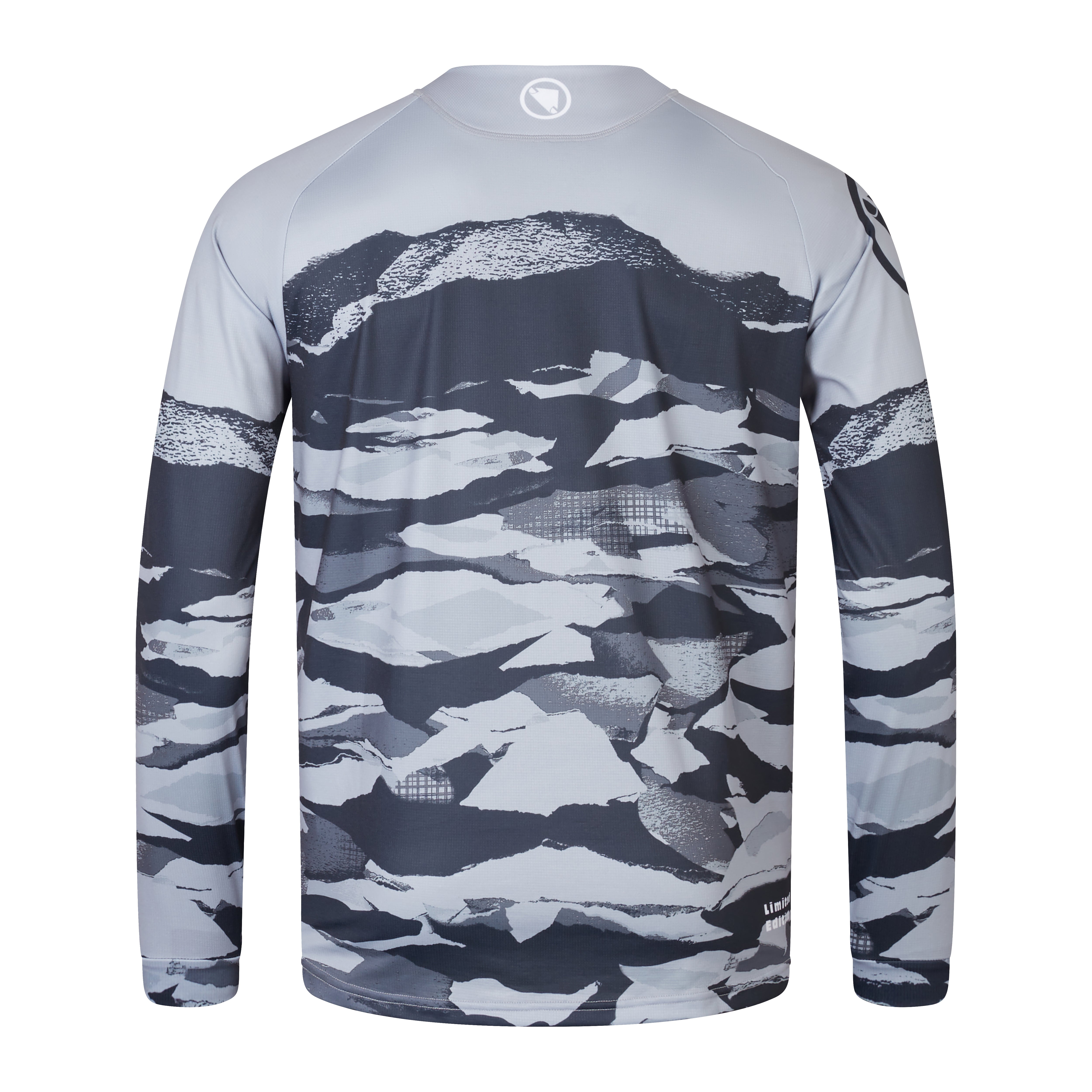Endura Mountain Camo Ltd Printed L/s Tee Black