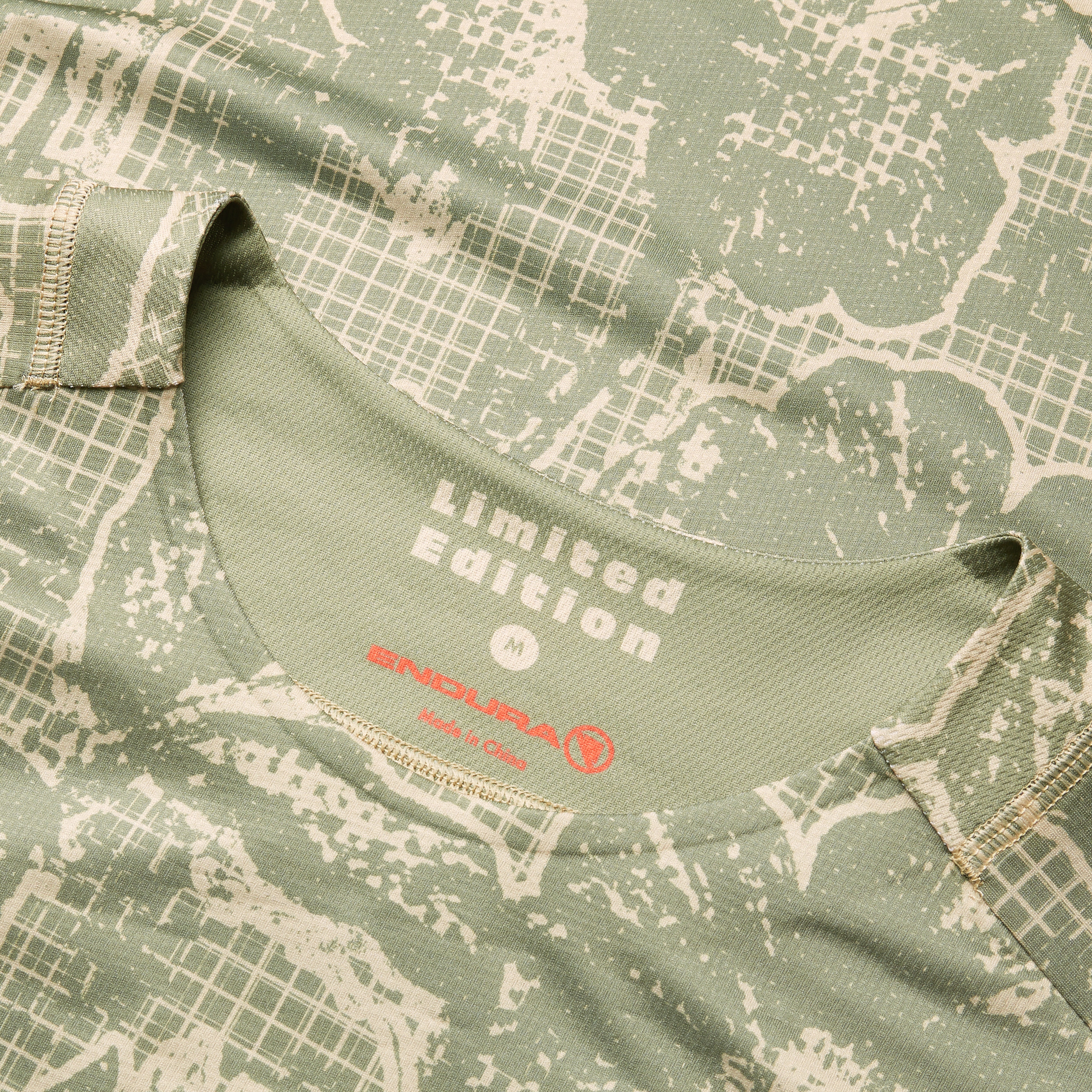 Endura Grid Floral Ltd Printed L/s Tee Tweed Green