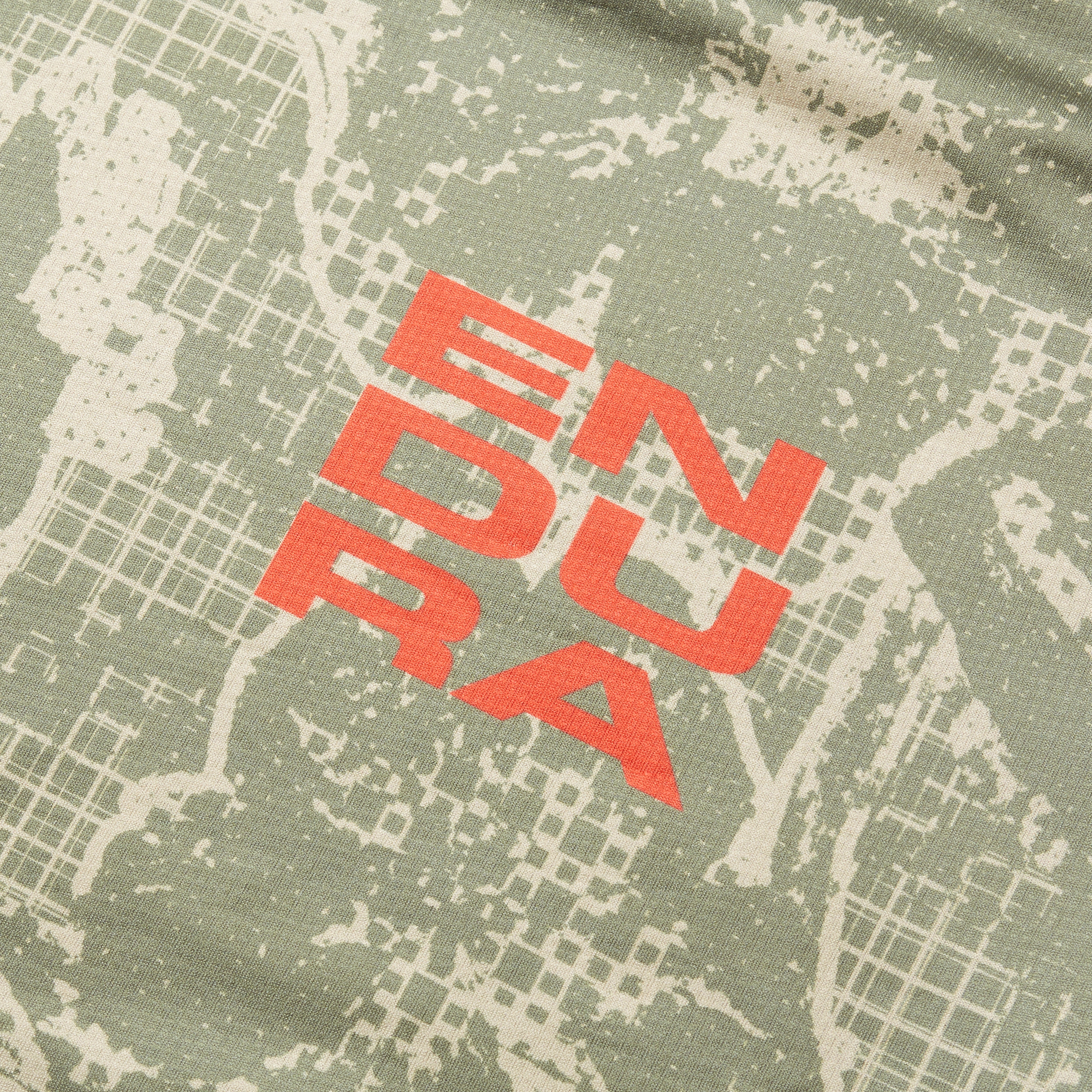 Endura Grid Floral Ltd Printed L/s Tee Tweed Green