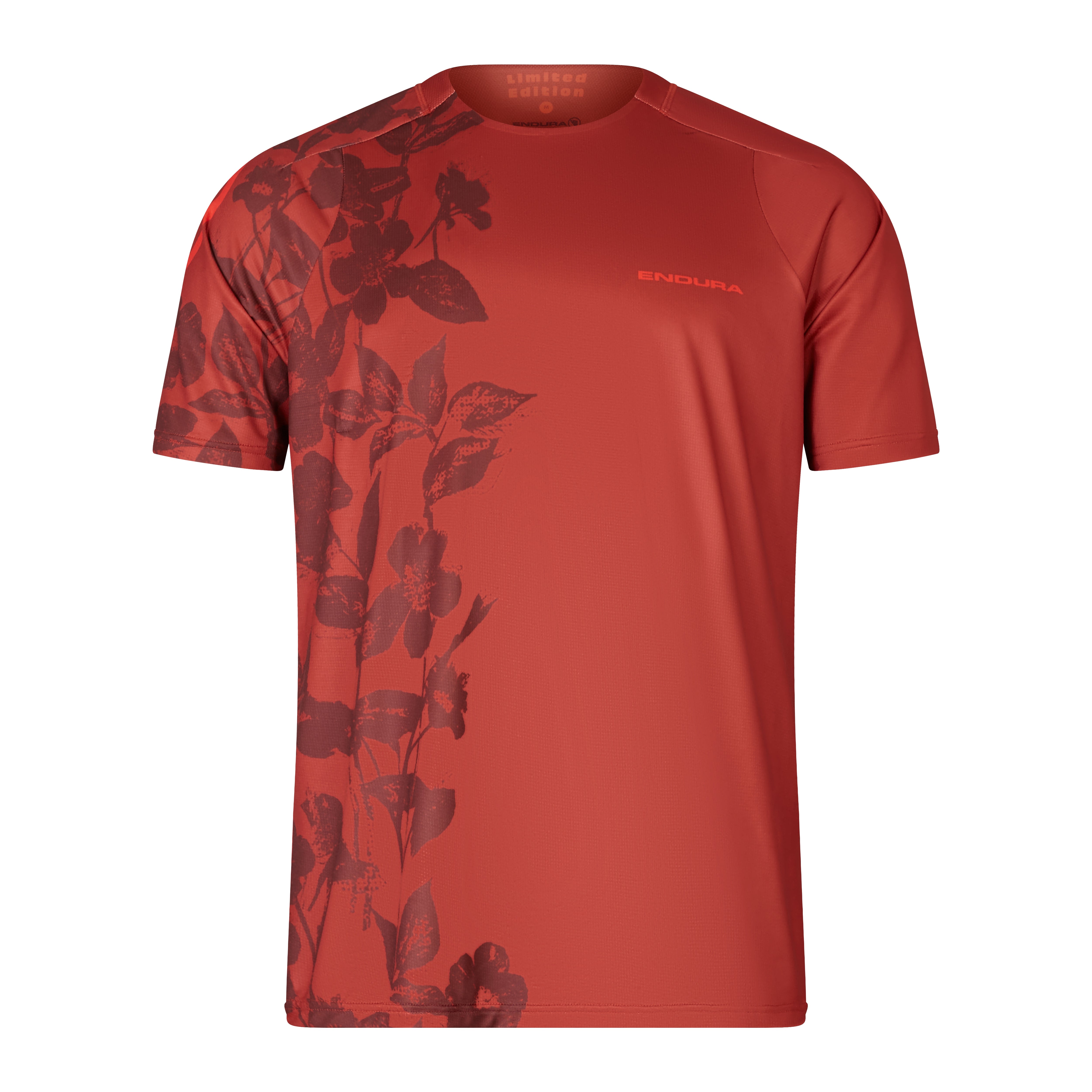 Endura Botanic Ltd Printed S/s Tee Brick Red