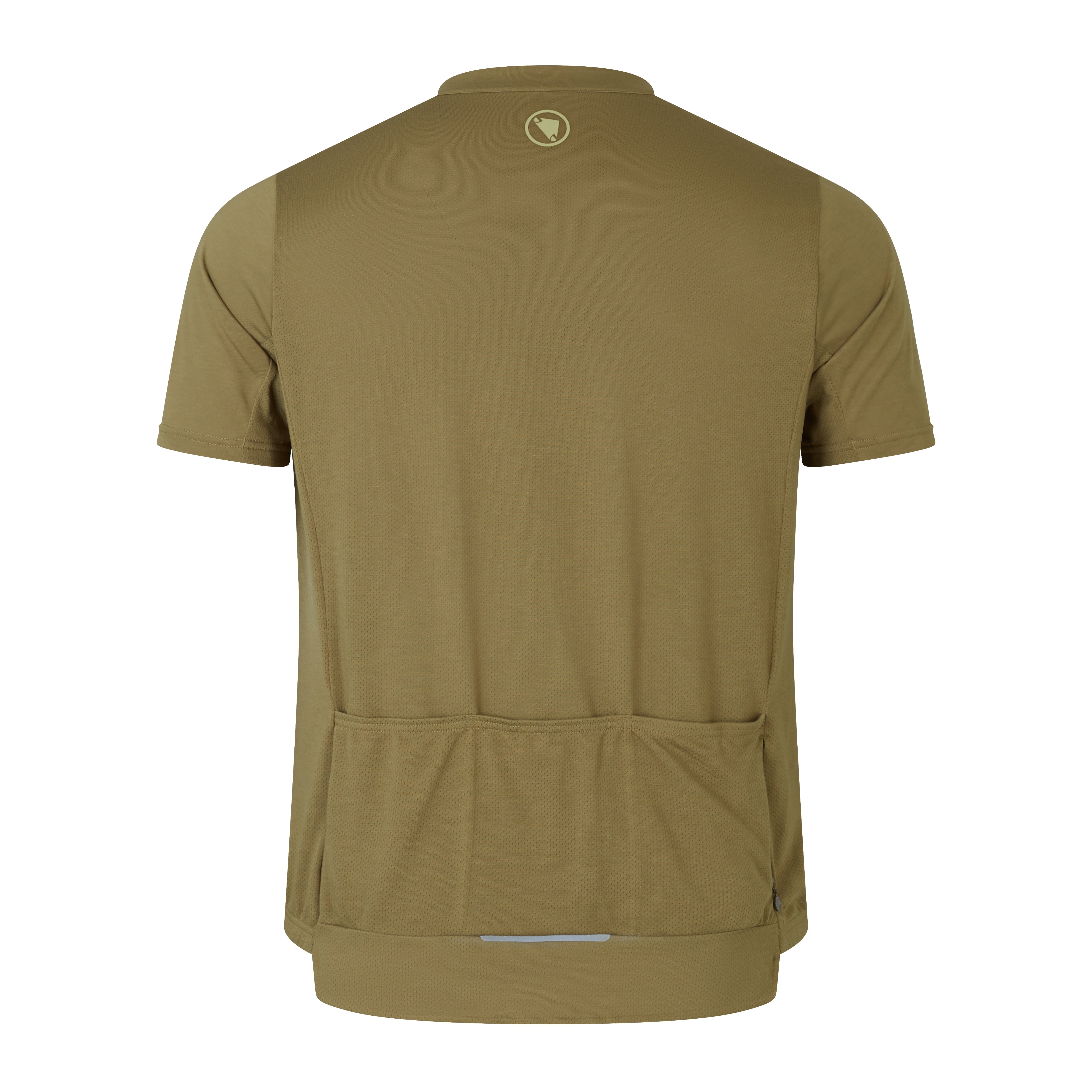 Endura Loop S/s Zipped Jersey Tweed Green