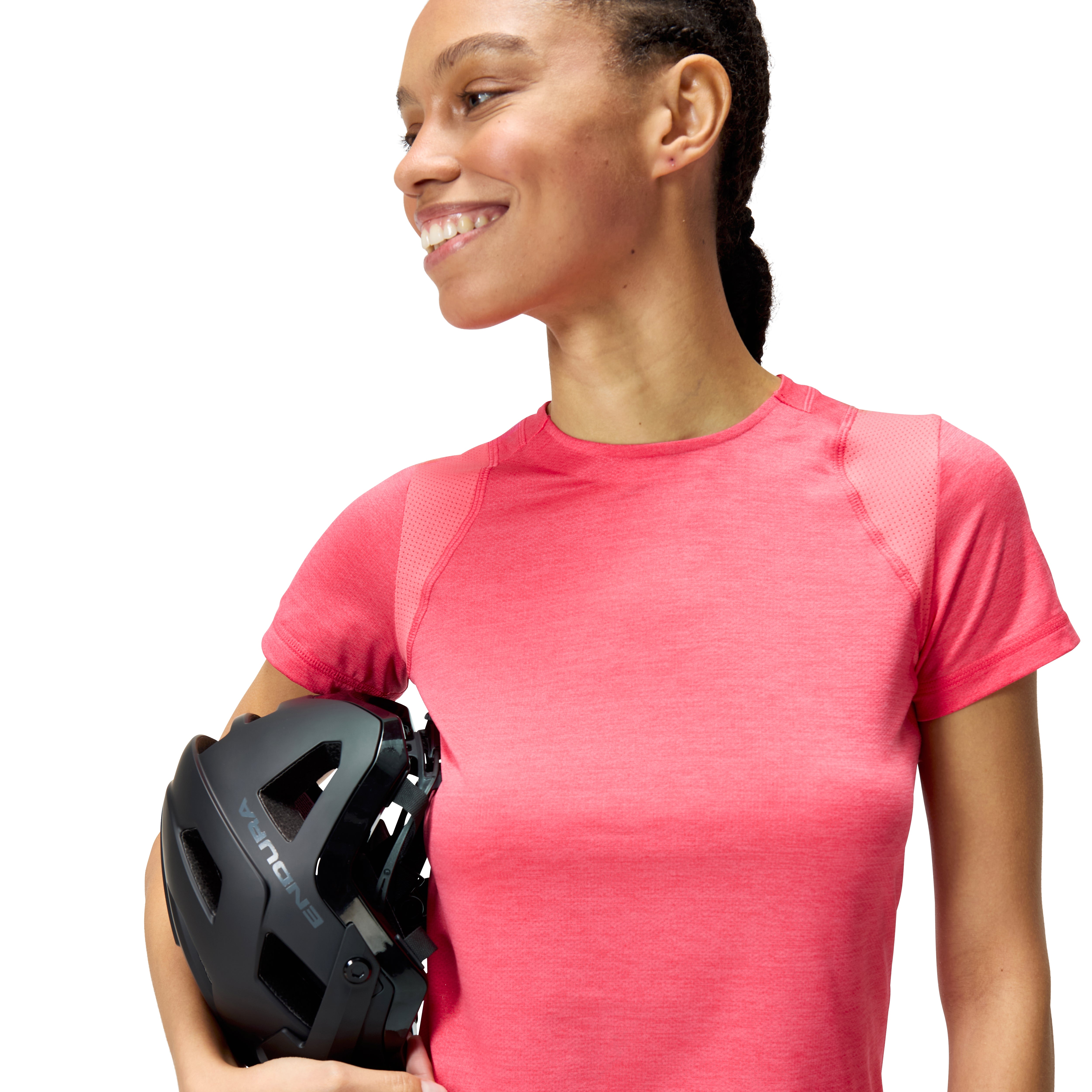 Endura Women's Singletrack S/s Jersey Punch Pink