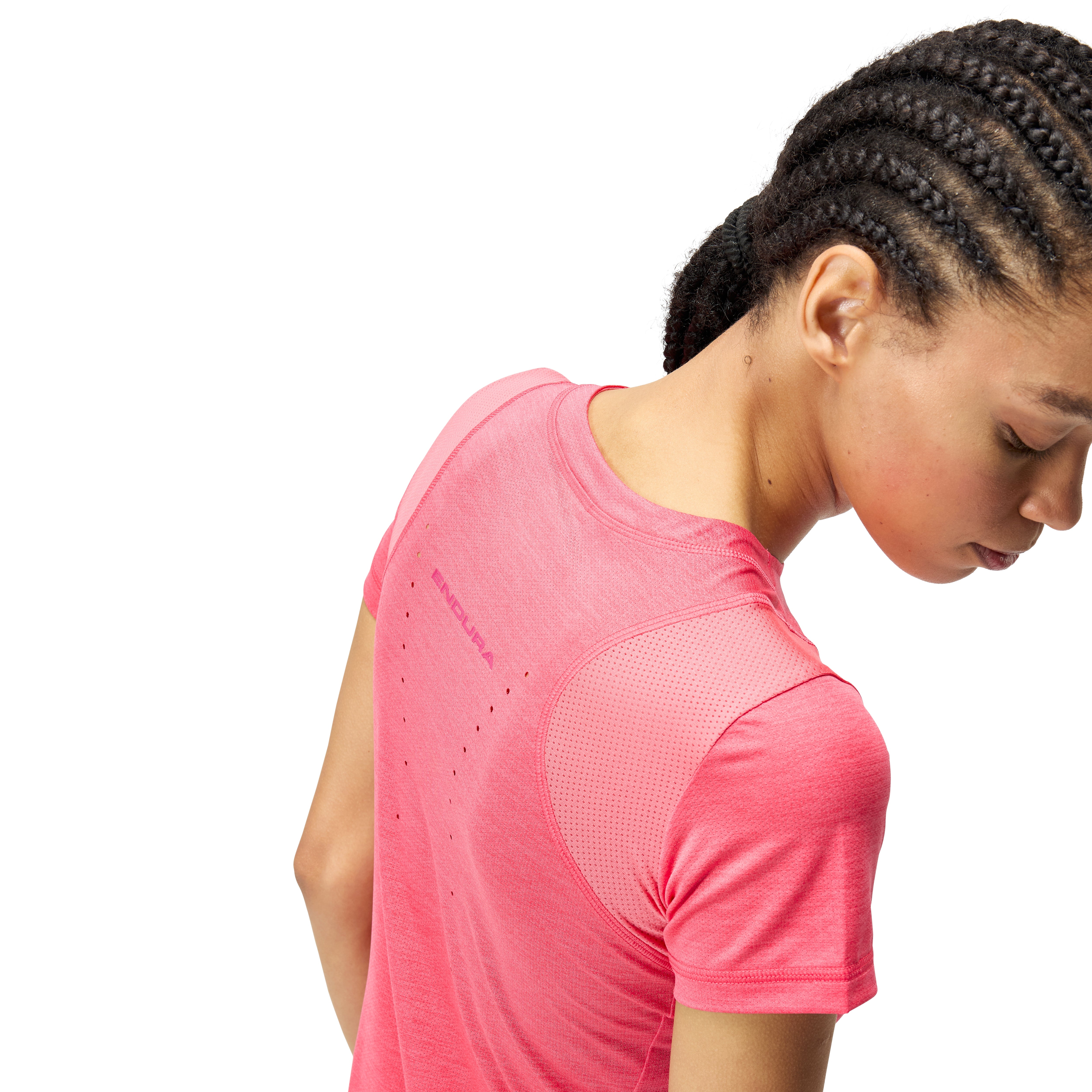 Endura Women's Singletrack S/s Jersey Punch Pink