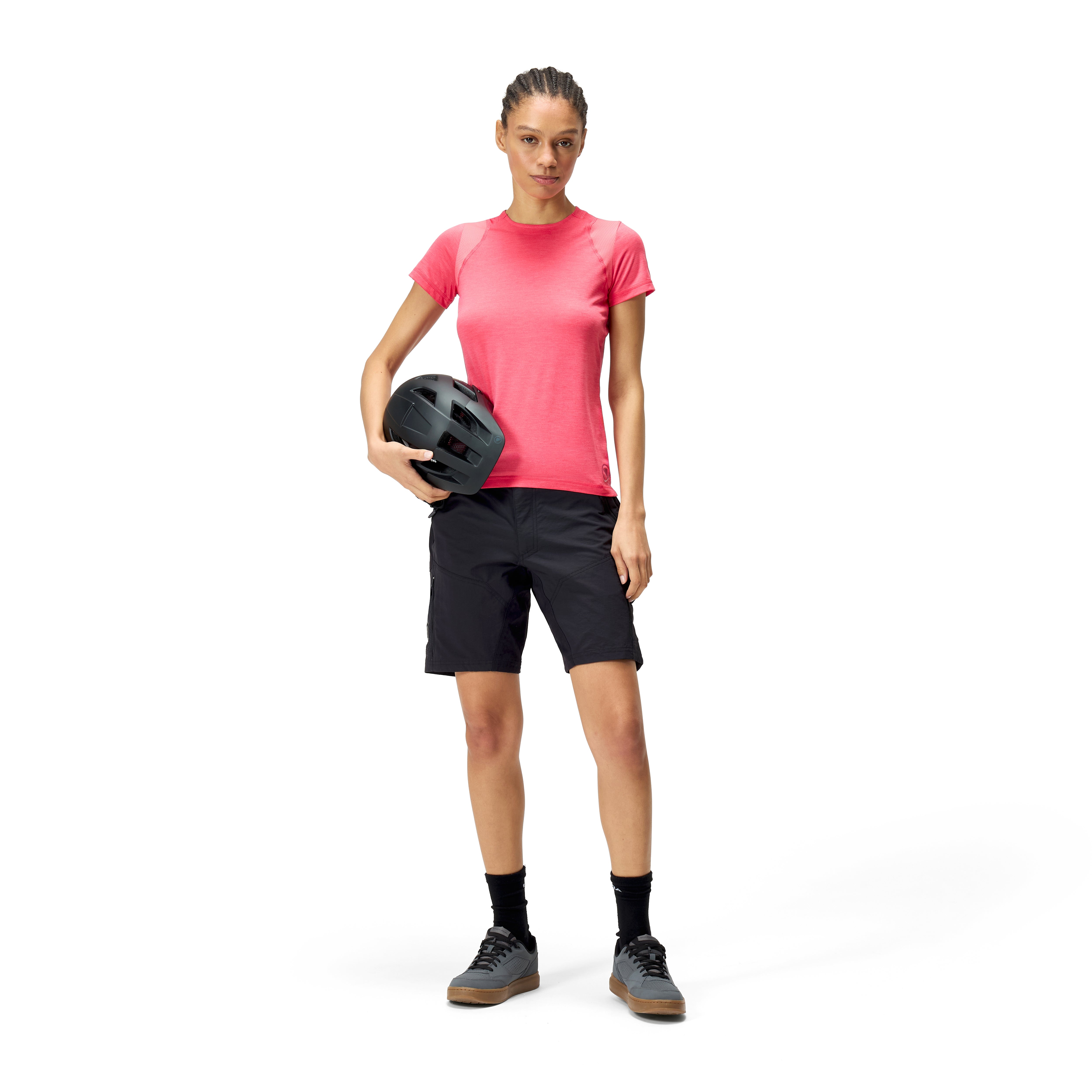 Endura Women's Singletrack S/s Jersey Punch Pink