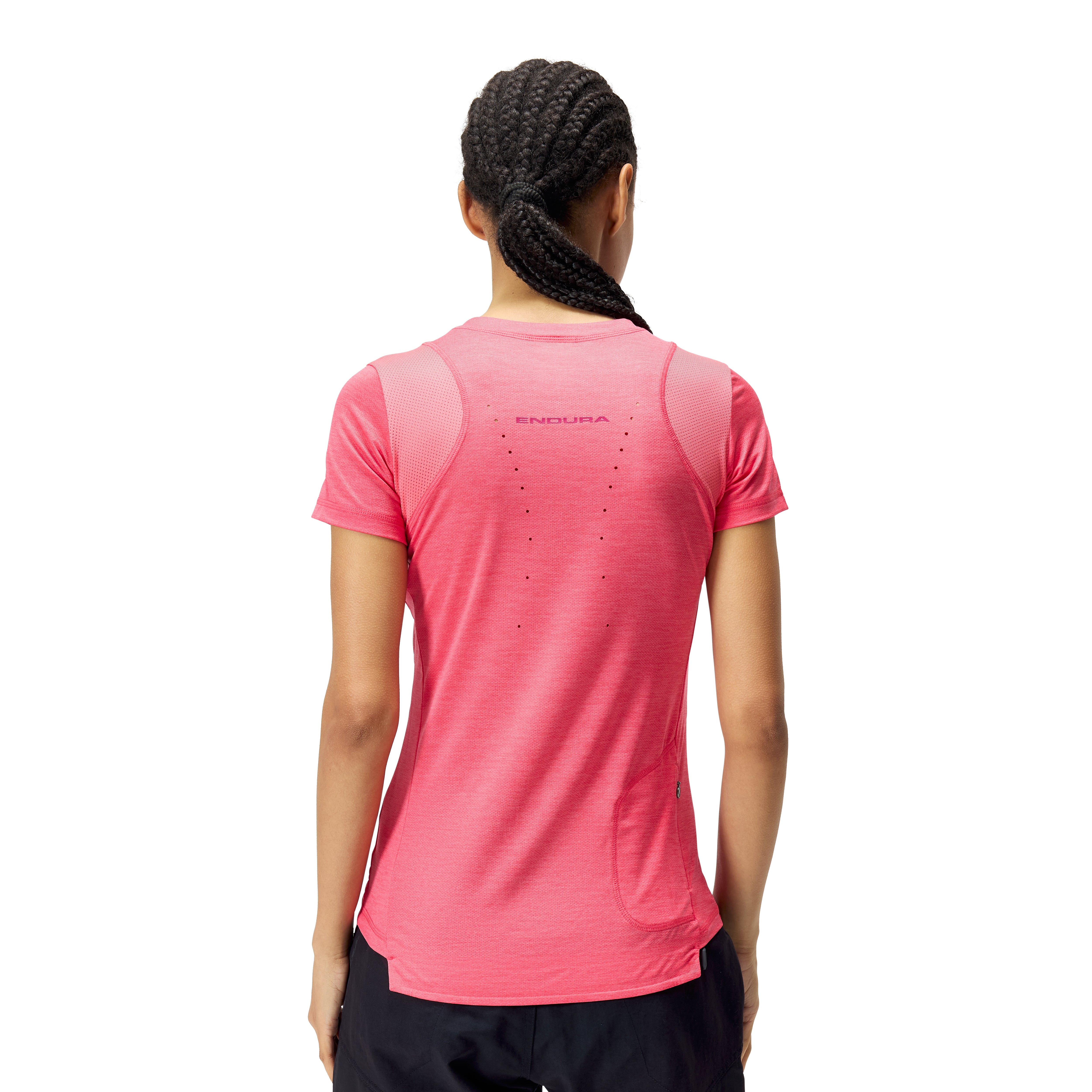 Endura Women's Singletrack S/s Jersey Punch Pink