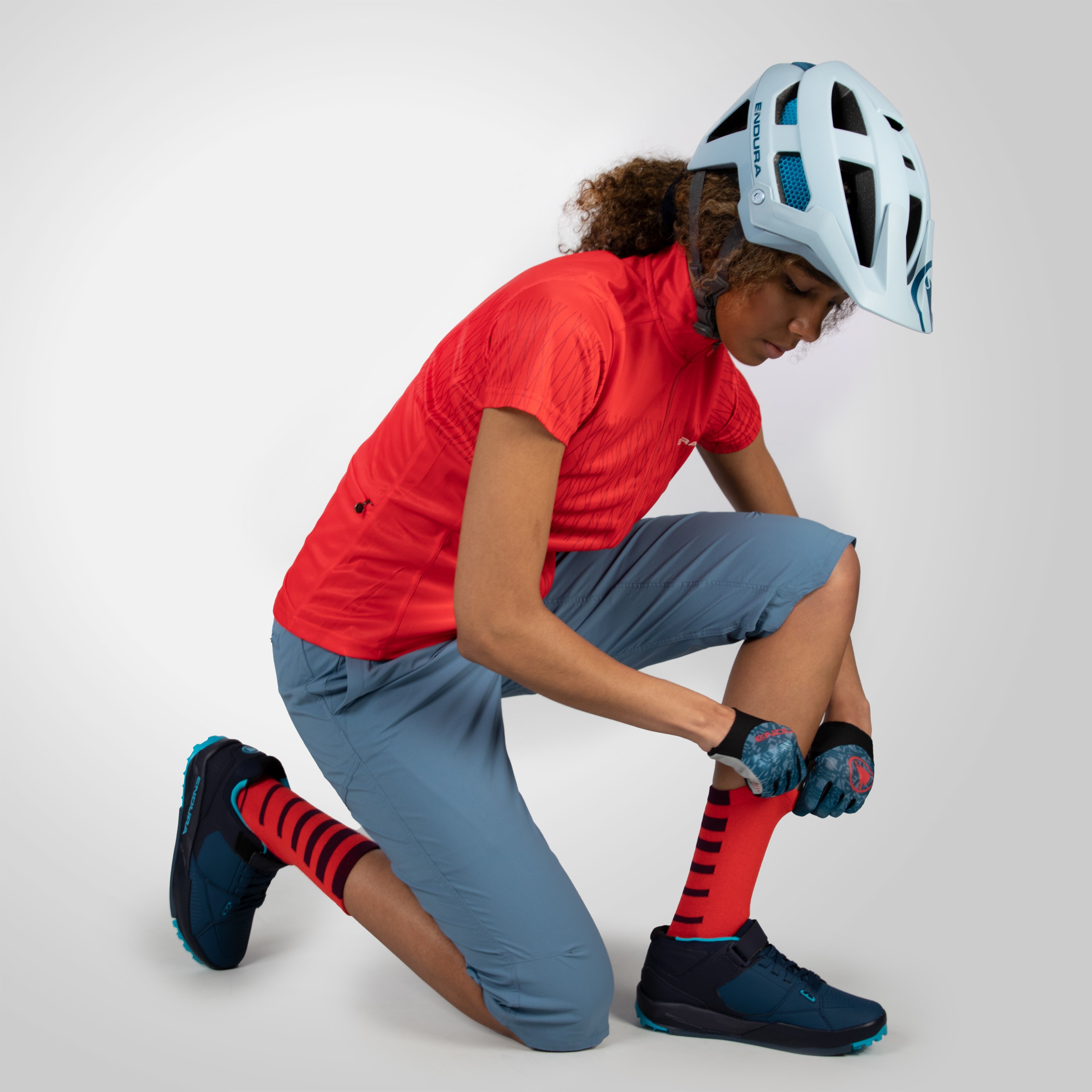 Endura Women's Hummvee Ray S/s Jersey Pomegranate