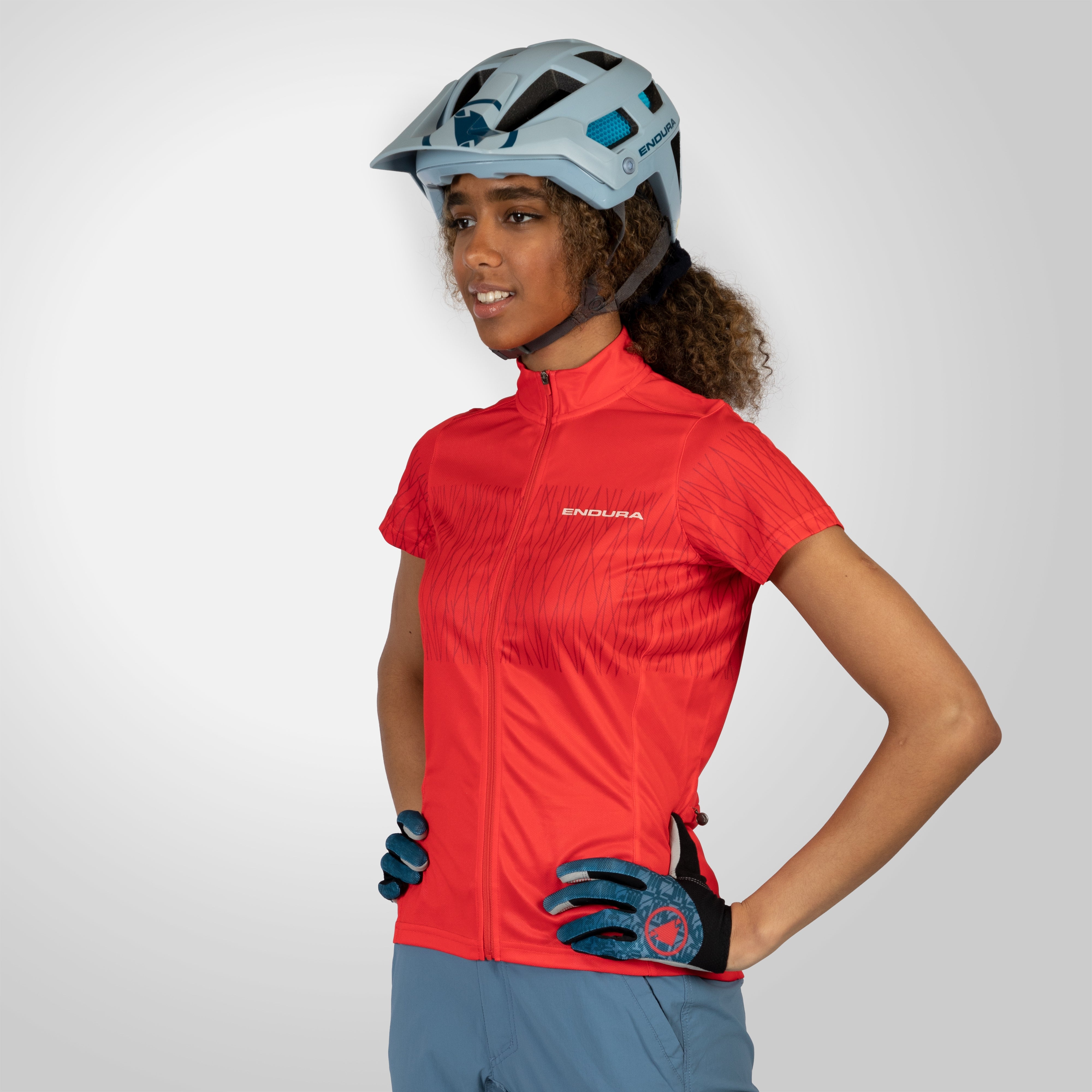 Endura Women's Hummvee Ray S/s Jersey Pomegranate