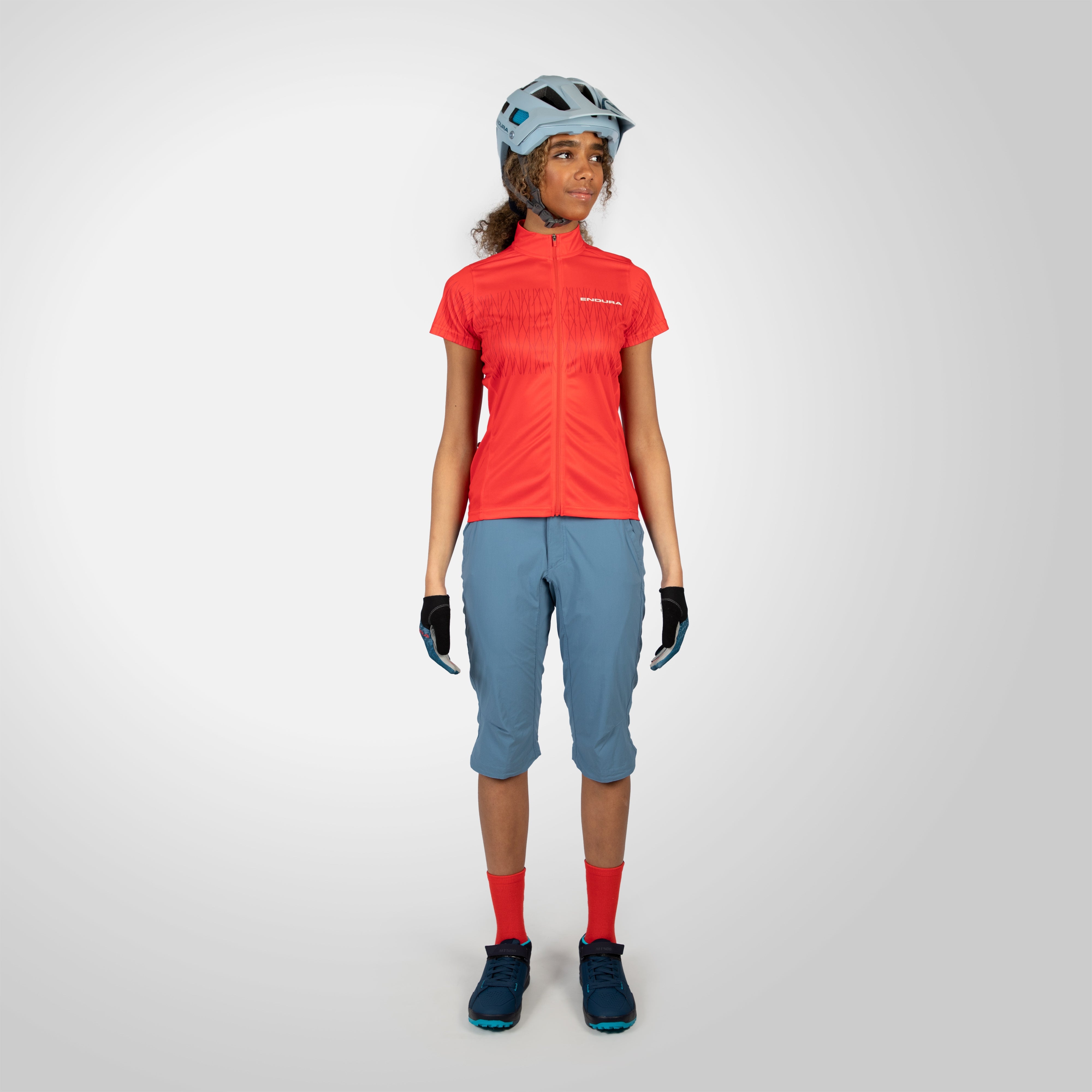 Endura Women's Hummvee Ray S/s Jersey Pomegranate