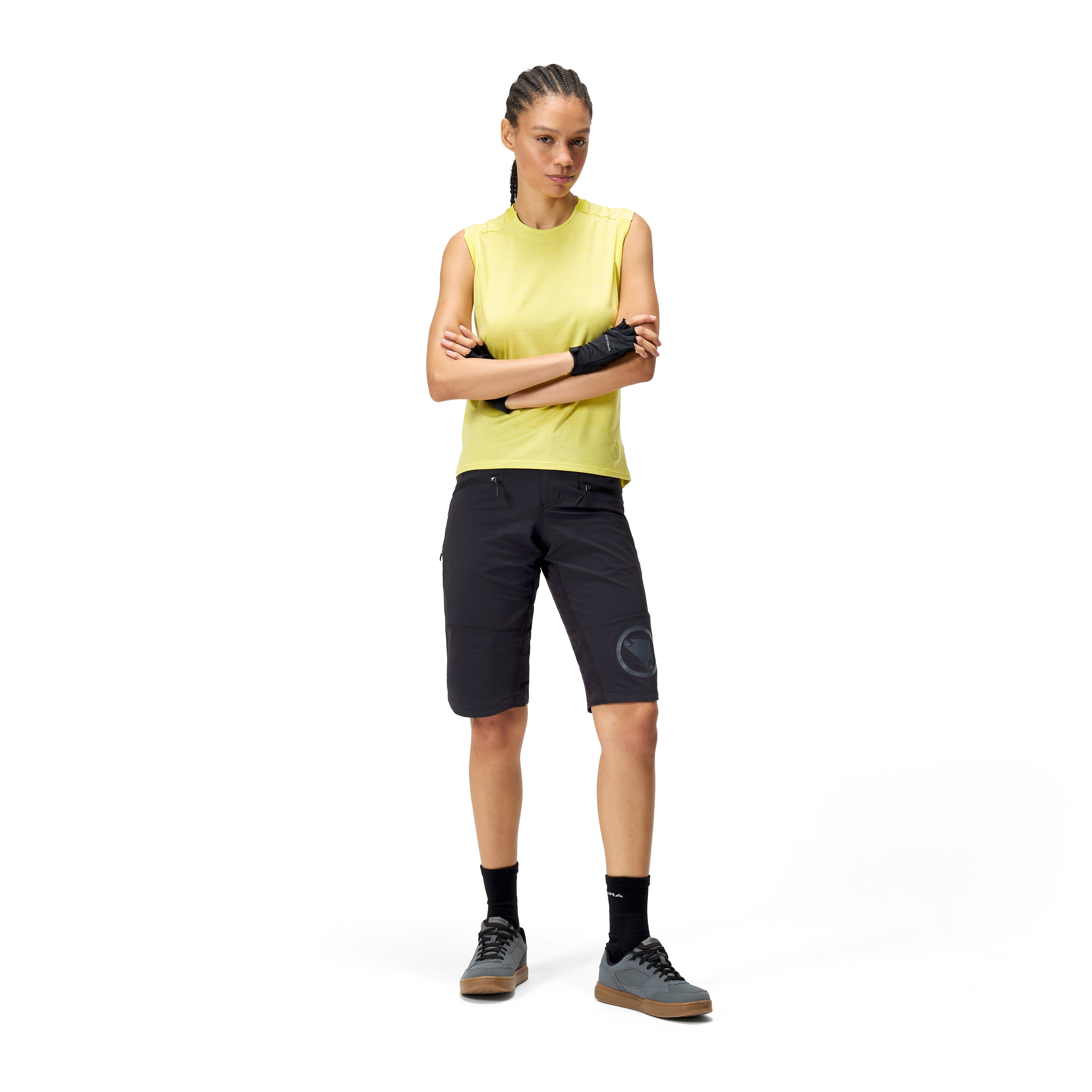 Endura Wms Singletrack Tank Top Su Sulphur