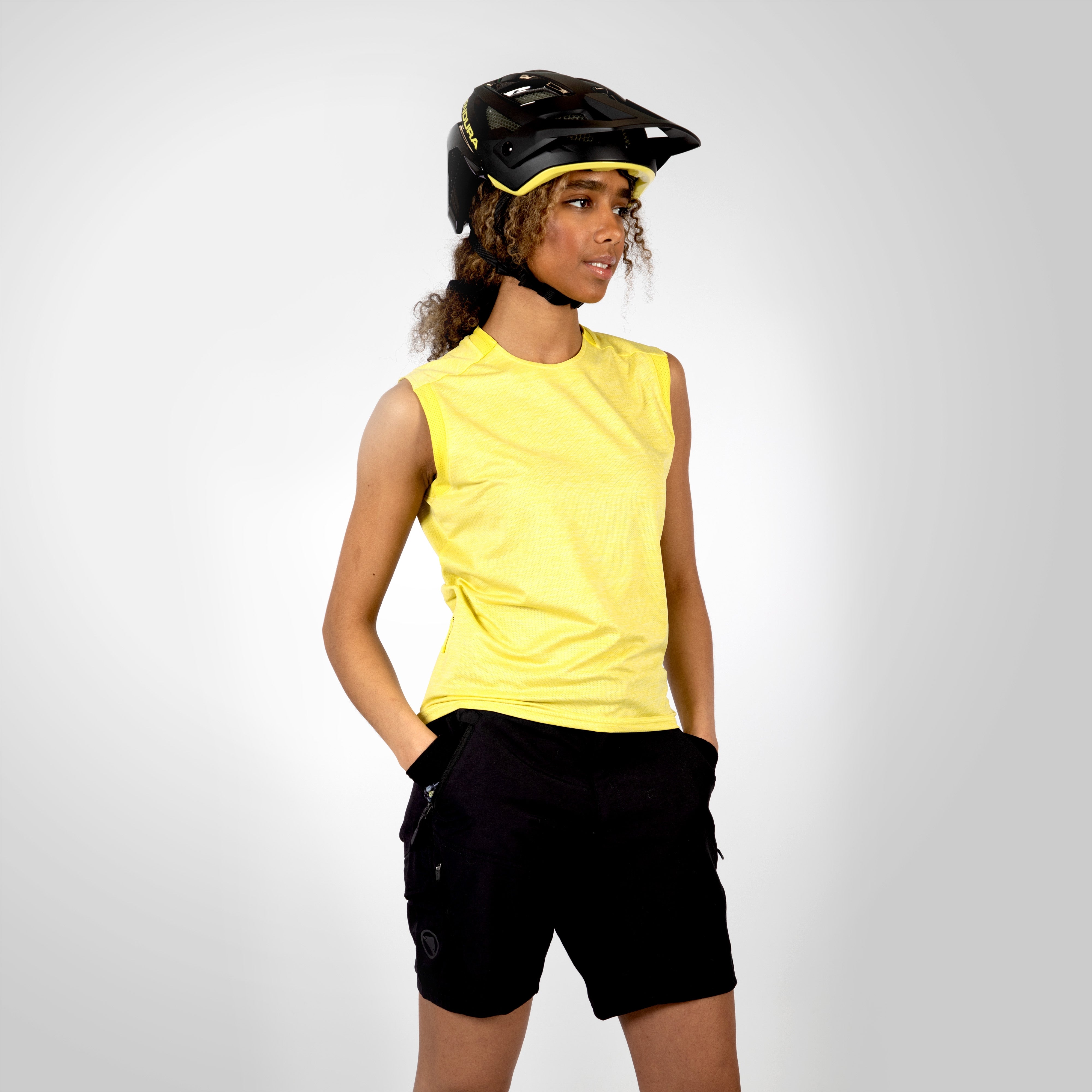 Endura Wms Singletrack Tank Top Su Sulphur