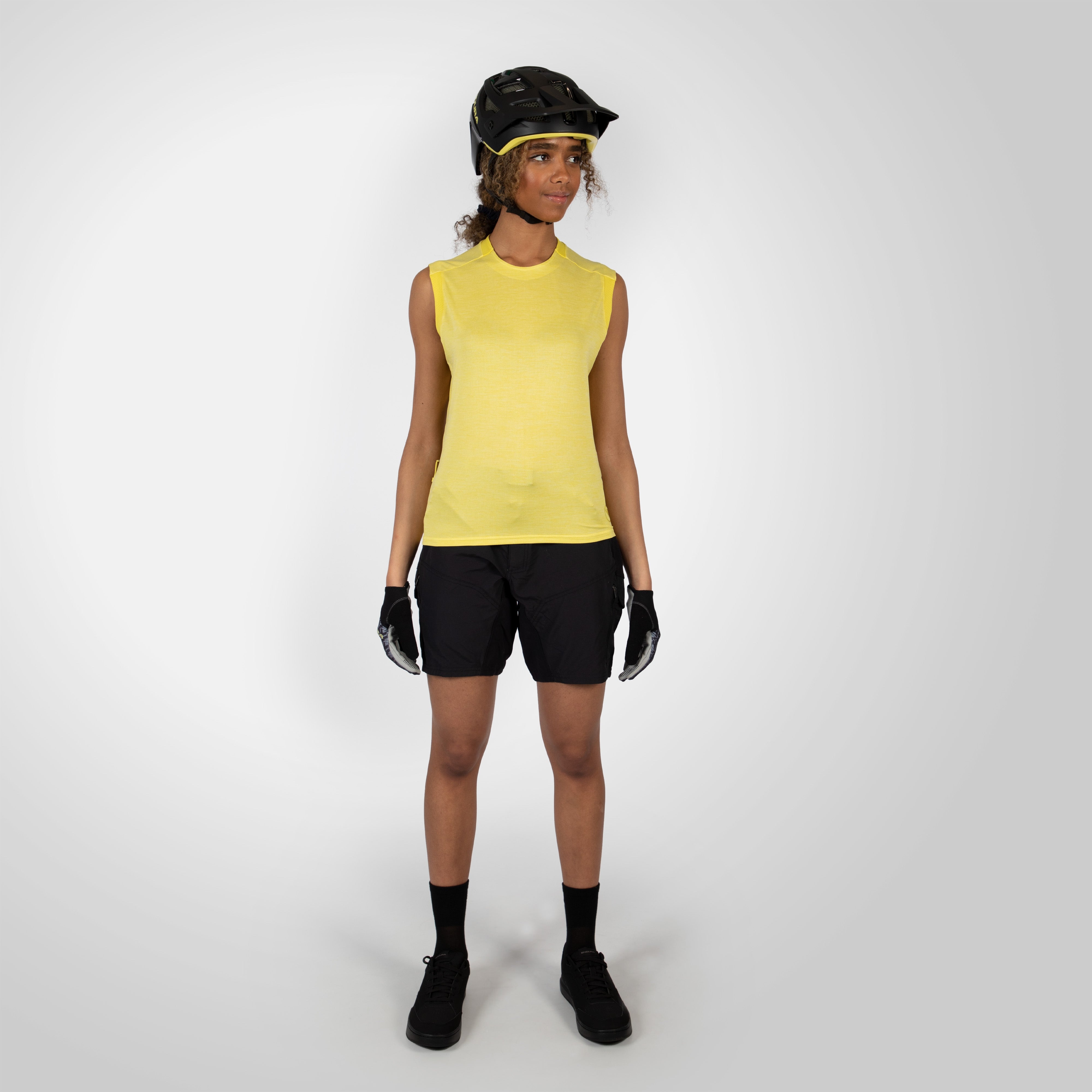Endura Wms Singletrack Tank Top Su Sulphur
