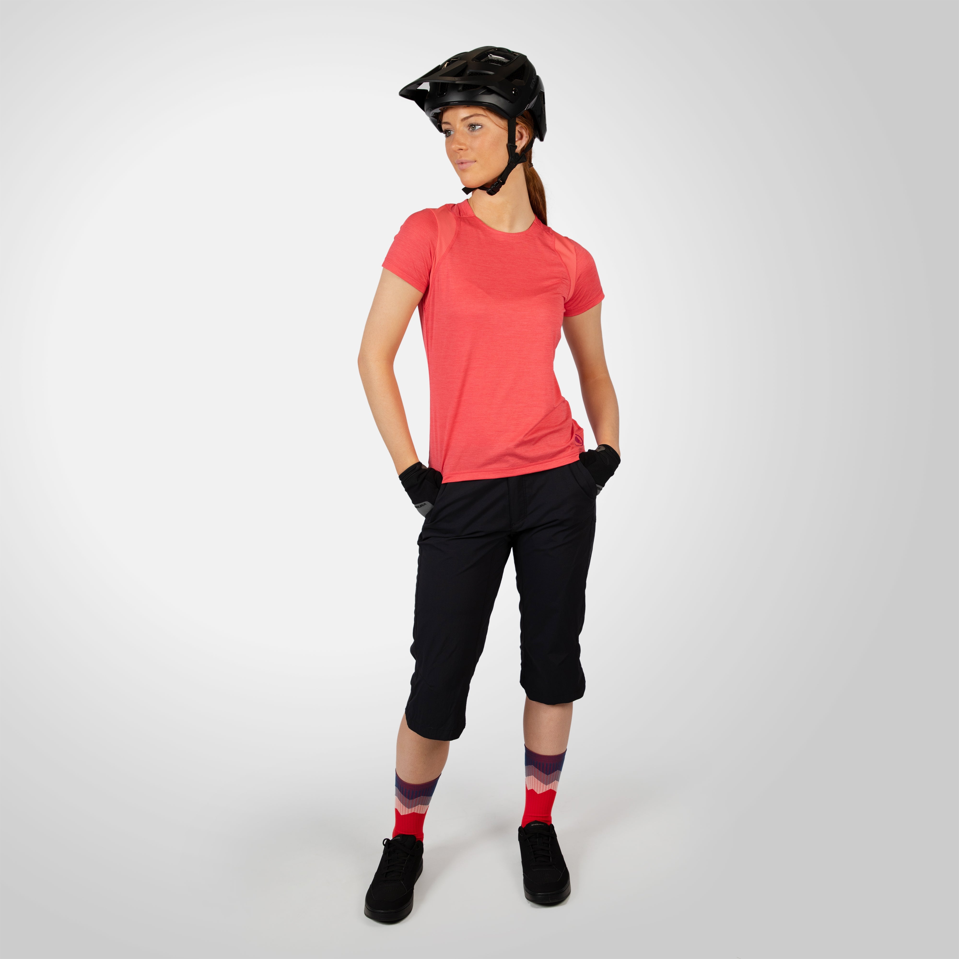 Endura Women's Hummvee Lite 3/4 With Liner Black