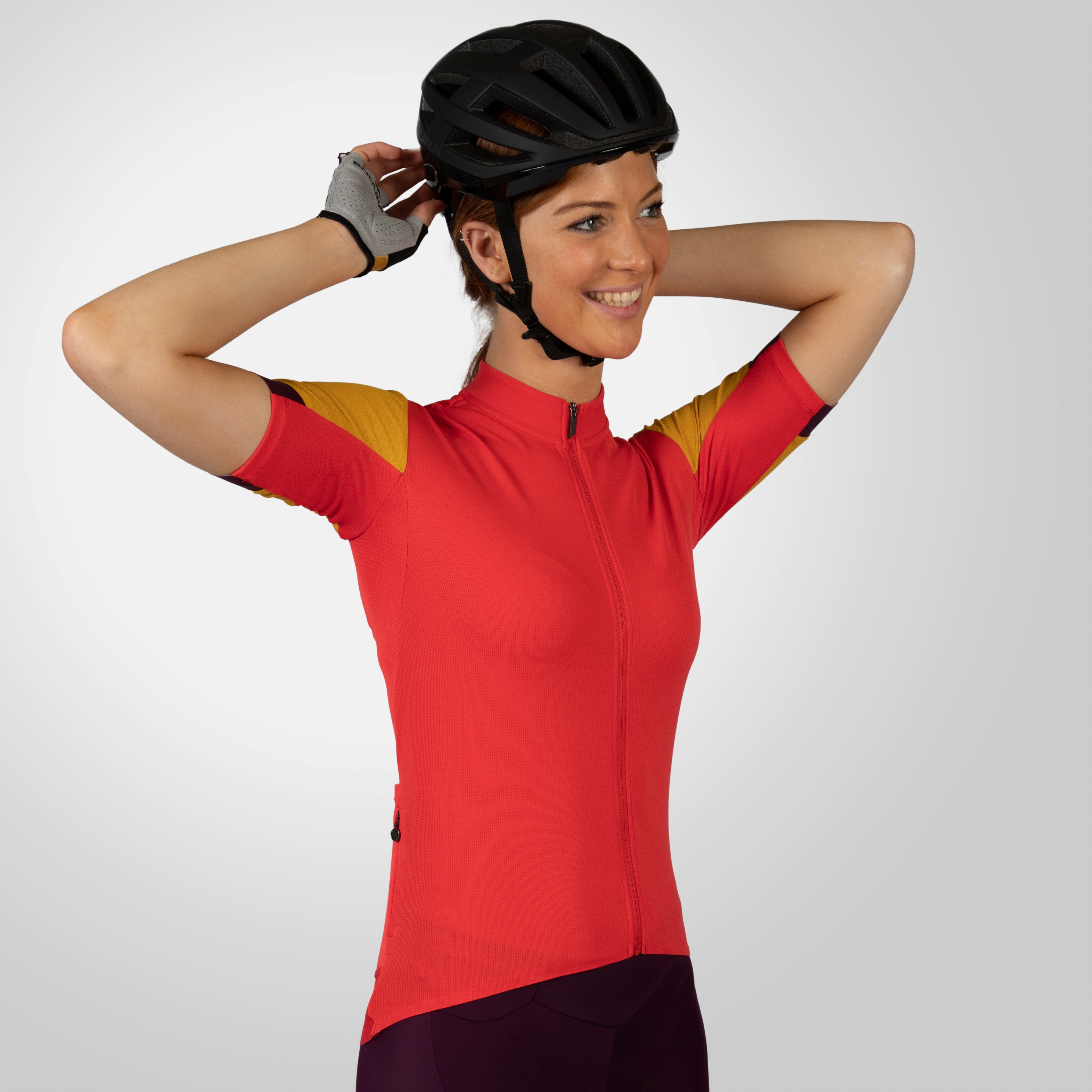 Endura Wms Fs260 S/s Jersey Ii Po Pomegranate